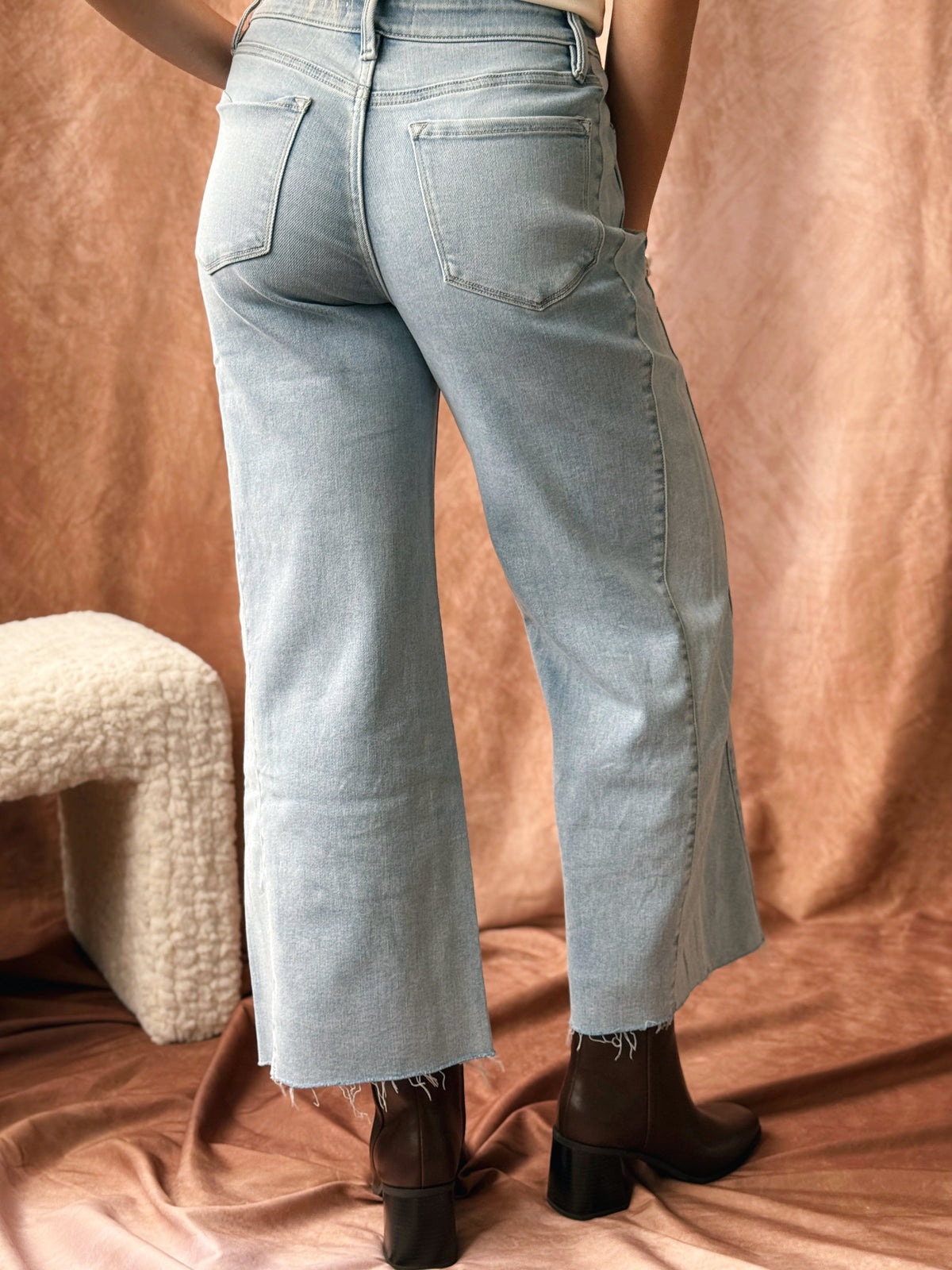 [FLYING MONKEY] Hartley Wide Leg Jean - OBEDIENT - willows clothing ANKLE