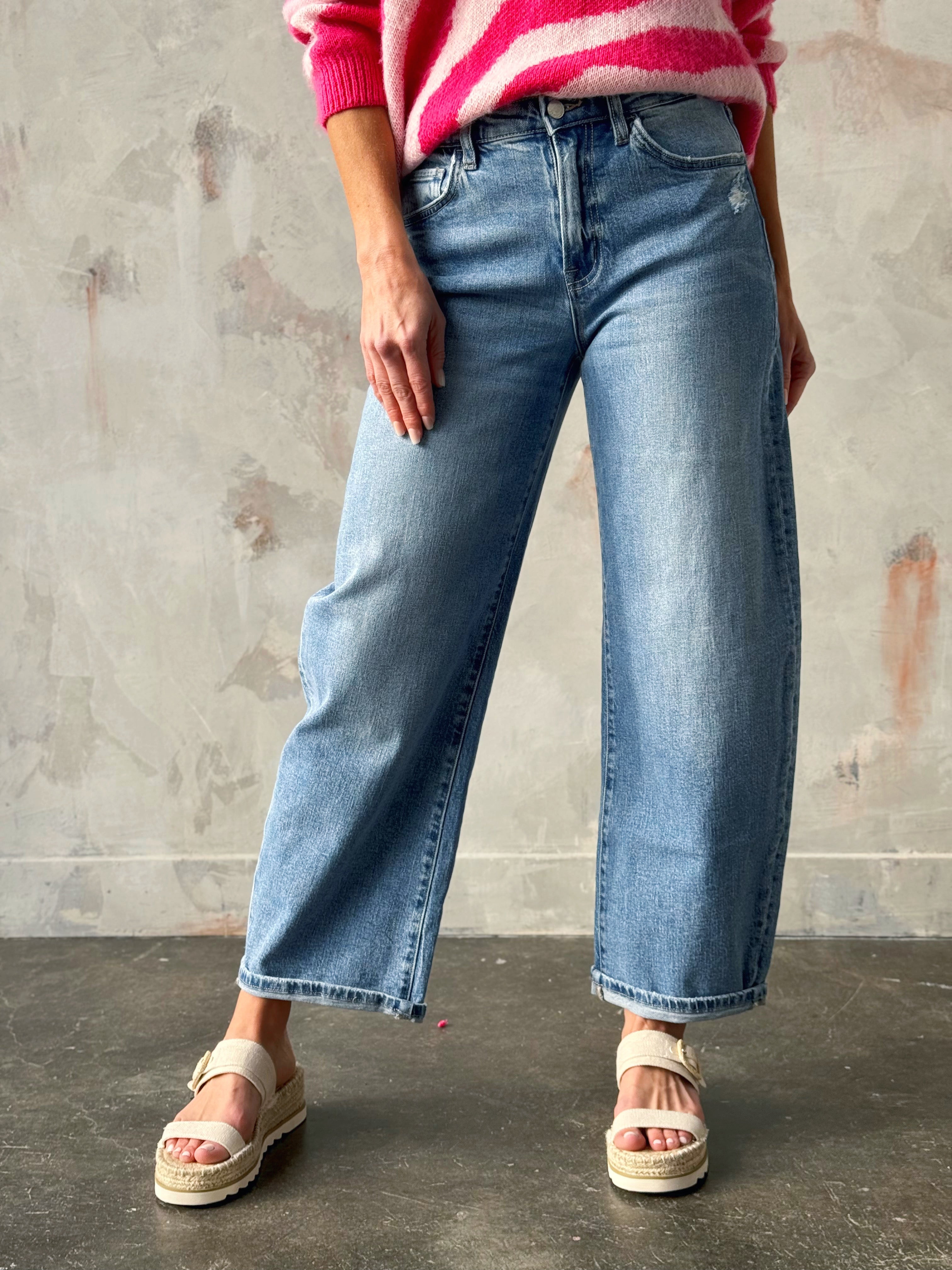 [FLYING MONKEY] Ivy Jean - RADIANT - willows clothing BARREL JEAN