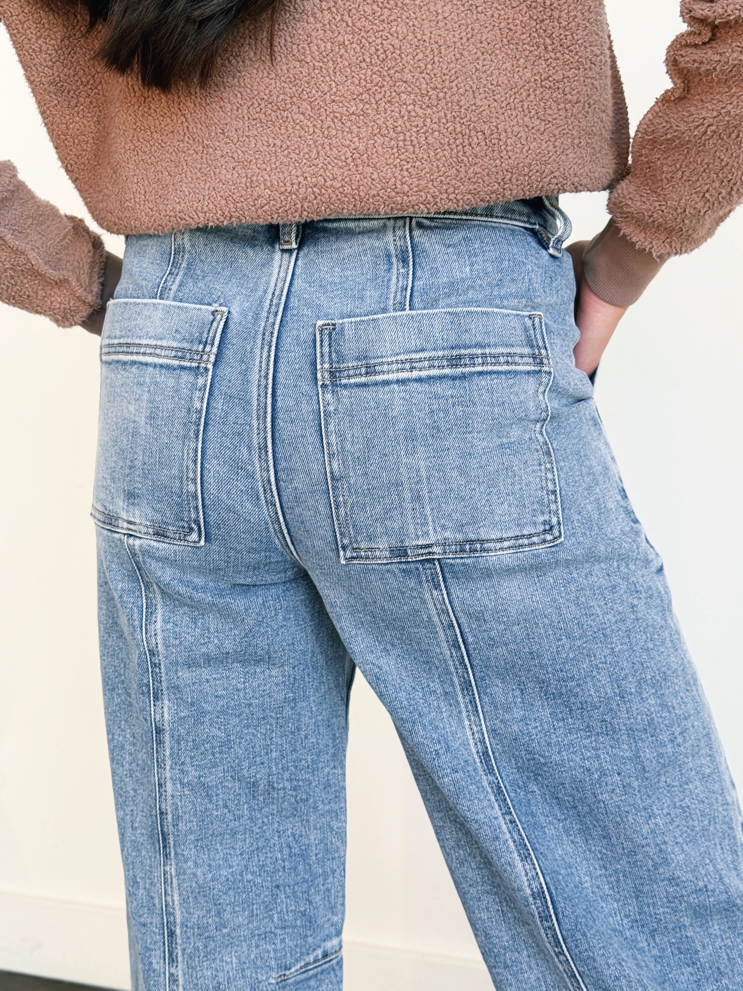 [FLYING MONKEY] Orion Jean - DENIM TEMPEST - willows clothing BARREL JEAN