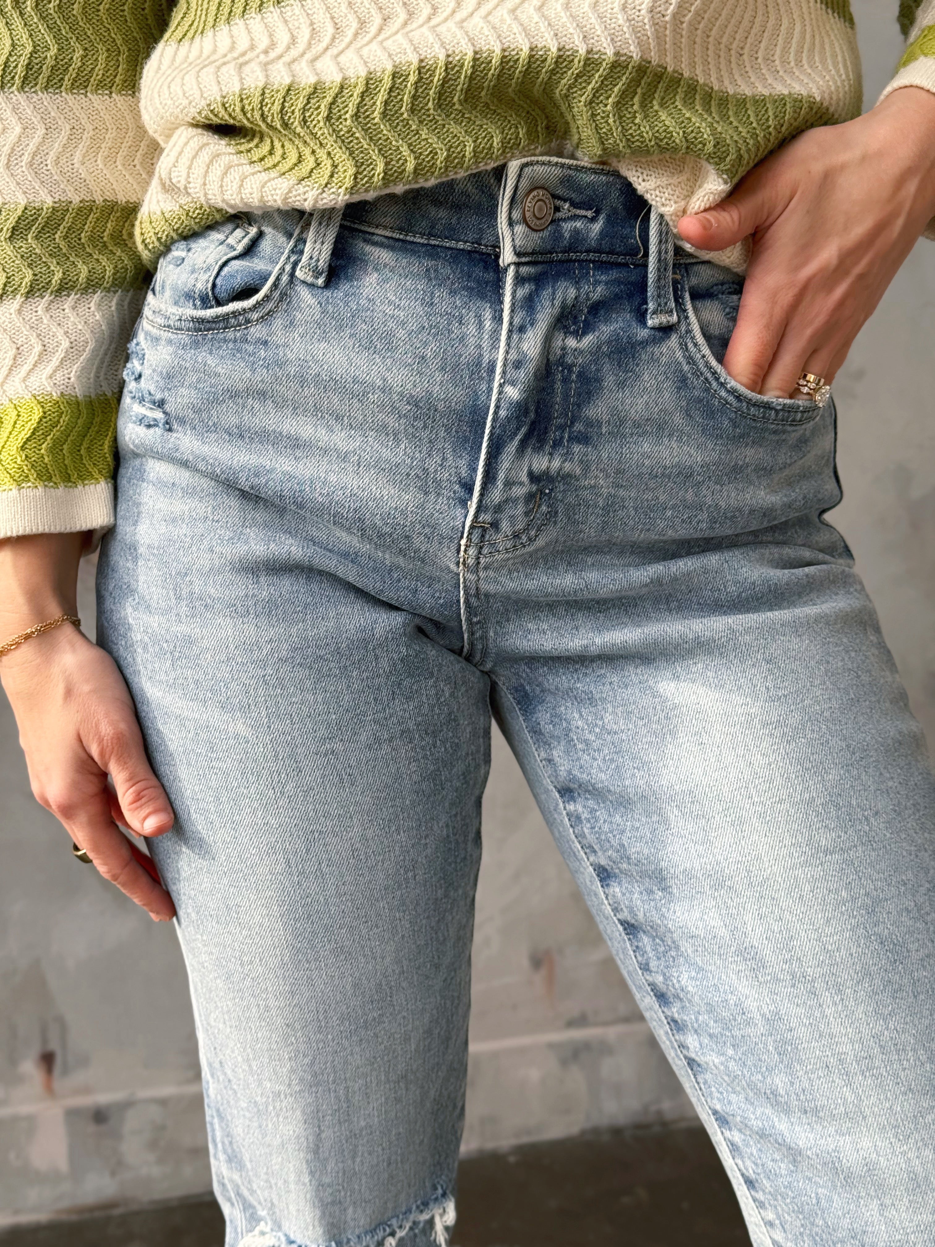 [FLYING MONKEY] Tricia Jean - VIVID - willows clothing Straight Leg