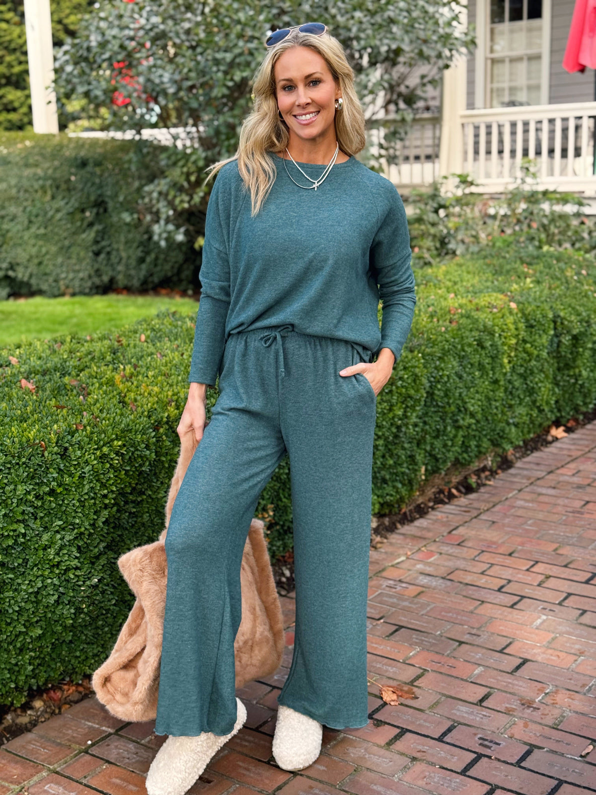 Forest Soft Pants - HEATHER FOREST - willows clothing Sweatpants