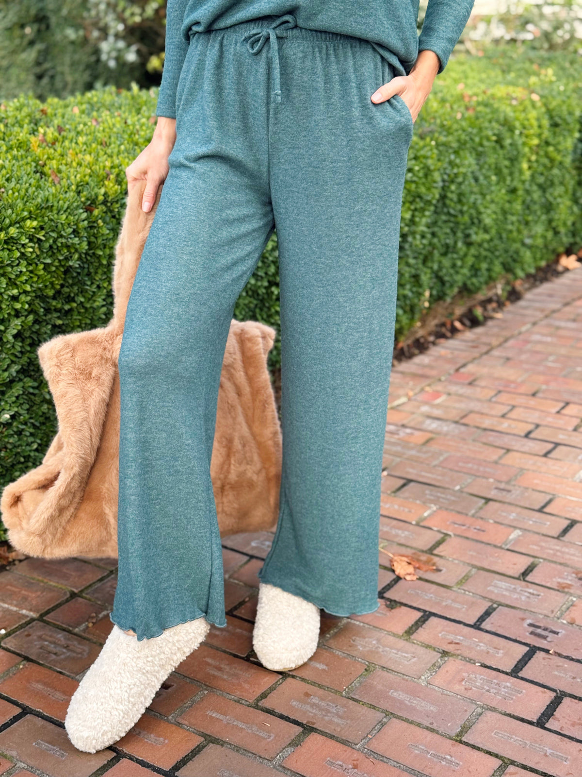 Forest Soft Pants - HEATHER FOREST - willows clothing Sweatpants