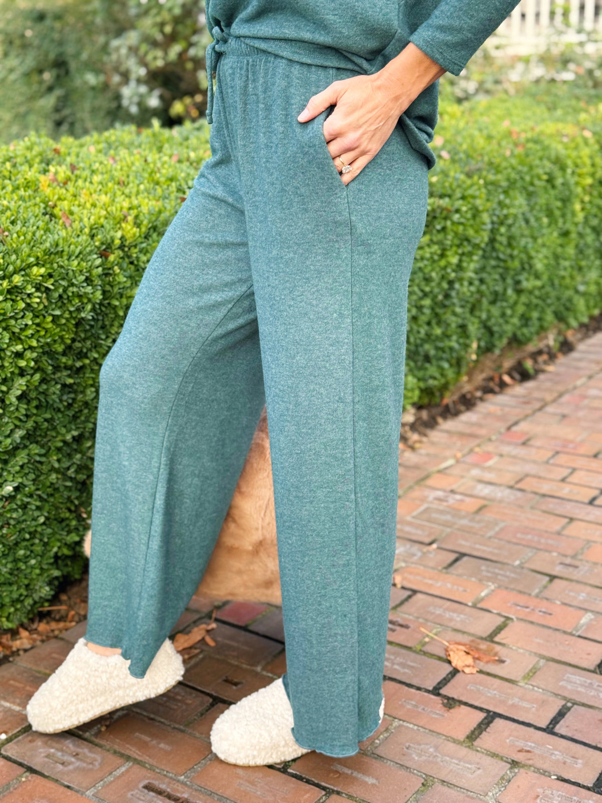 Forest Soft Pants - HEATHER FOREST - willows clothing Sweatpants