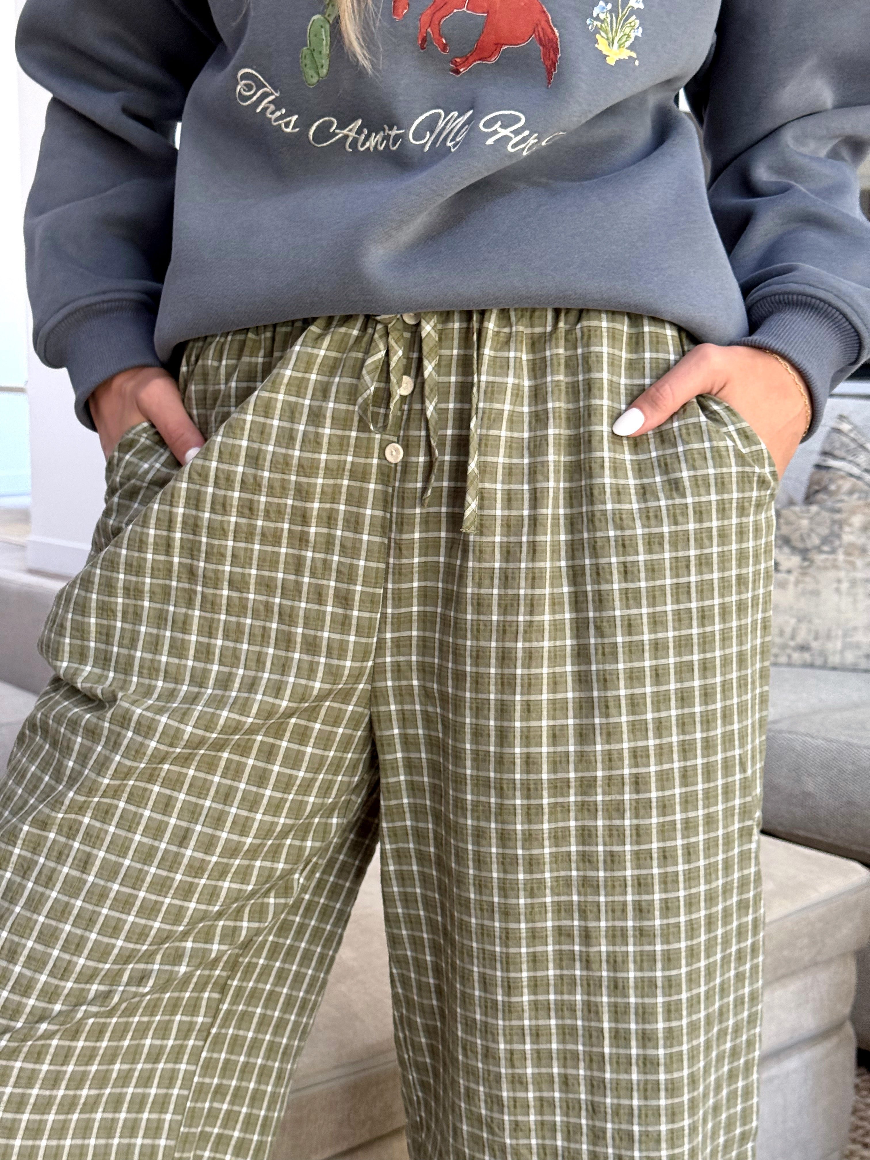 Freddie Pants - OLIVE - willows clothing PANTS