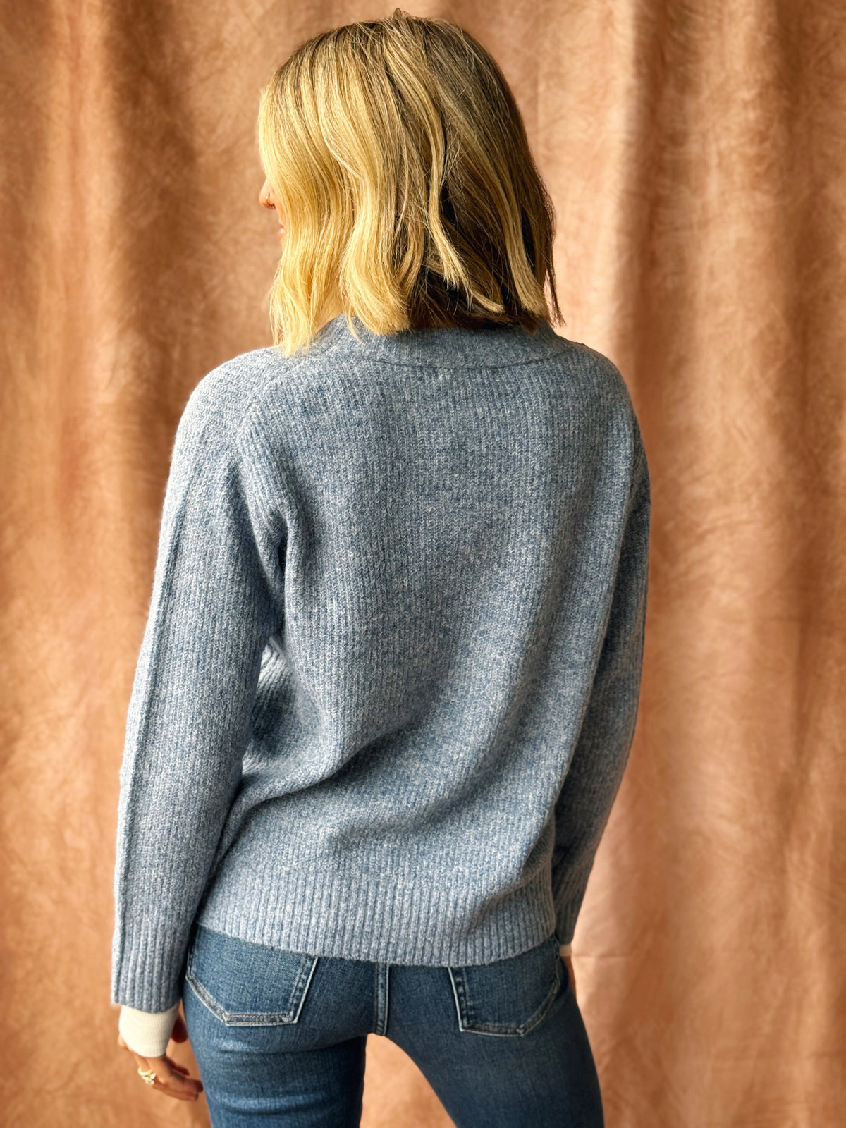 Frosty Morning Sweater - INDIGO - willows clothing L/S SHIRT