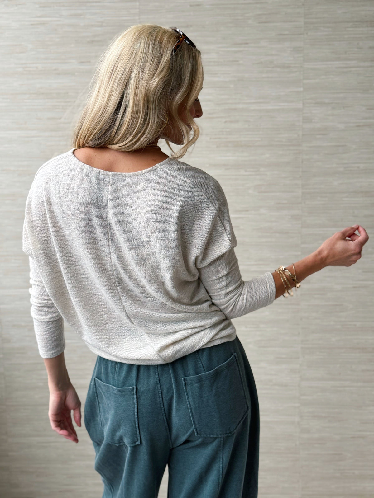 Go Anywhere Tunic - OAT - willows clothing L/S SHIRT