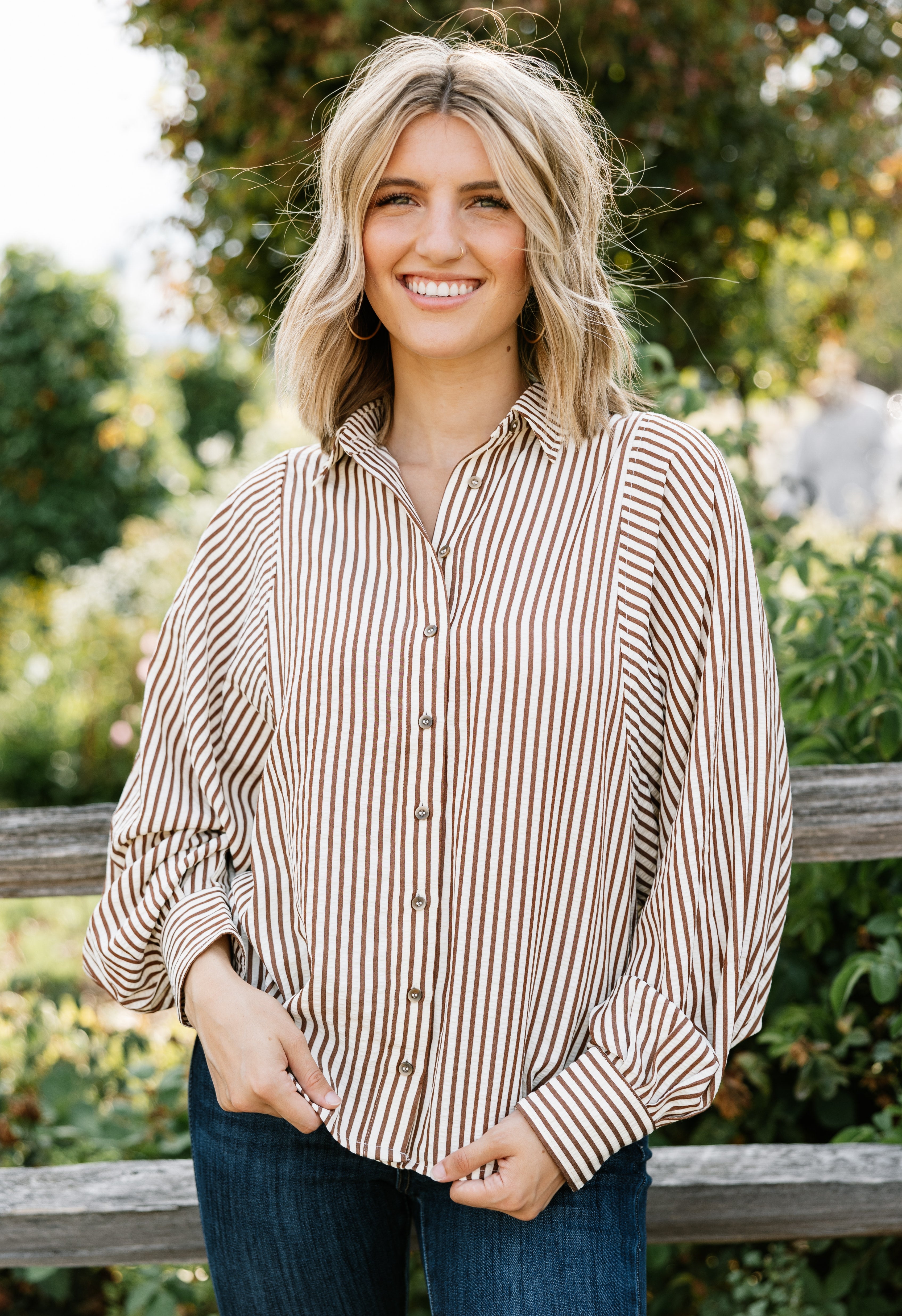 Goldie Blouse - BROWN - willows clothing BLOUSE