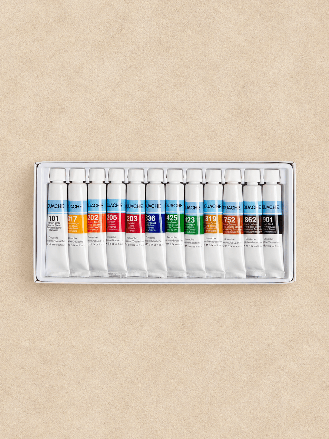 Gouache Paint Set – 12 Colors - willows clothing Gifts