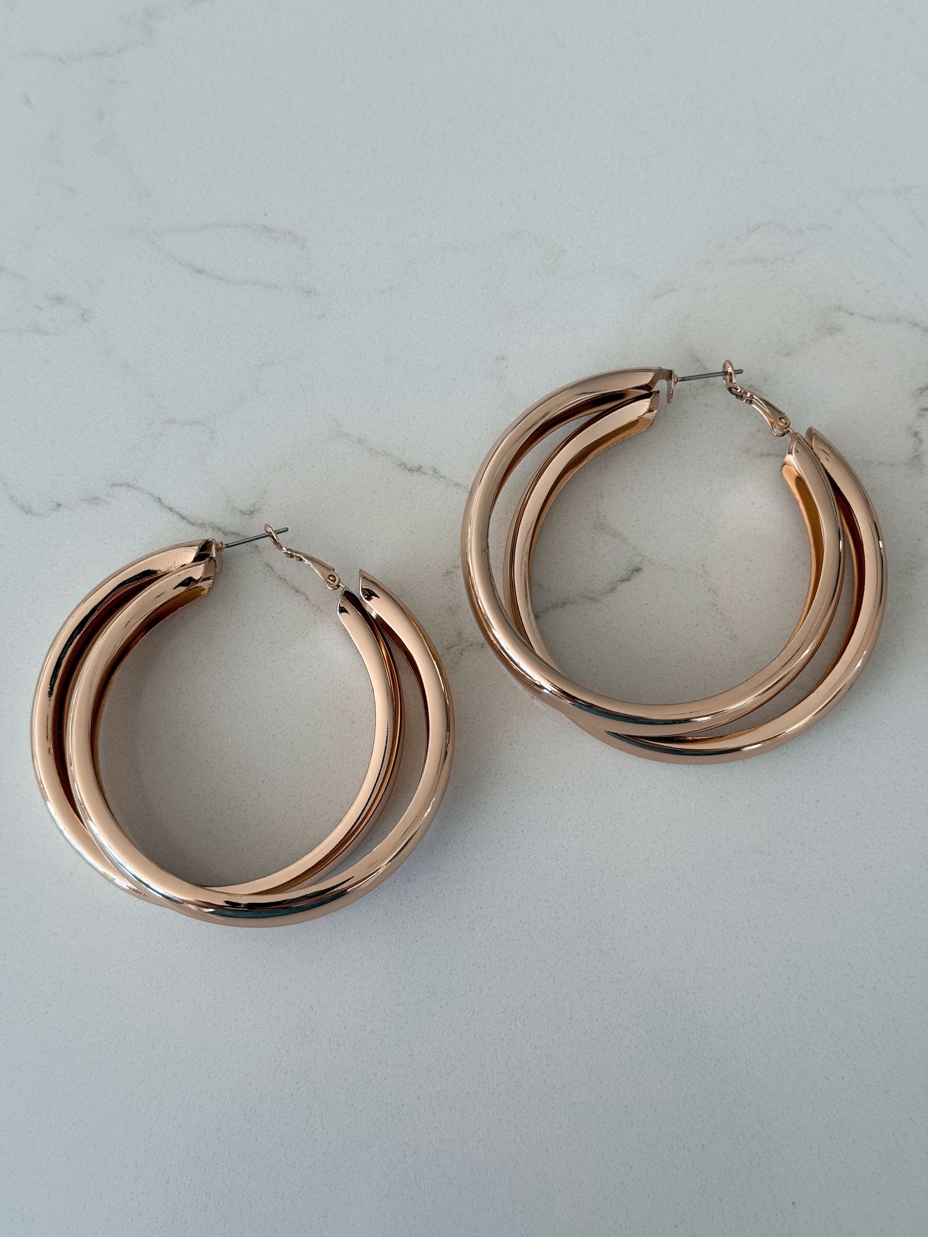 Halo Hoops - GOLD - willows clothing EARRINGS