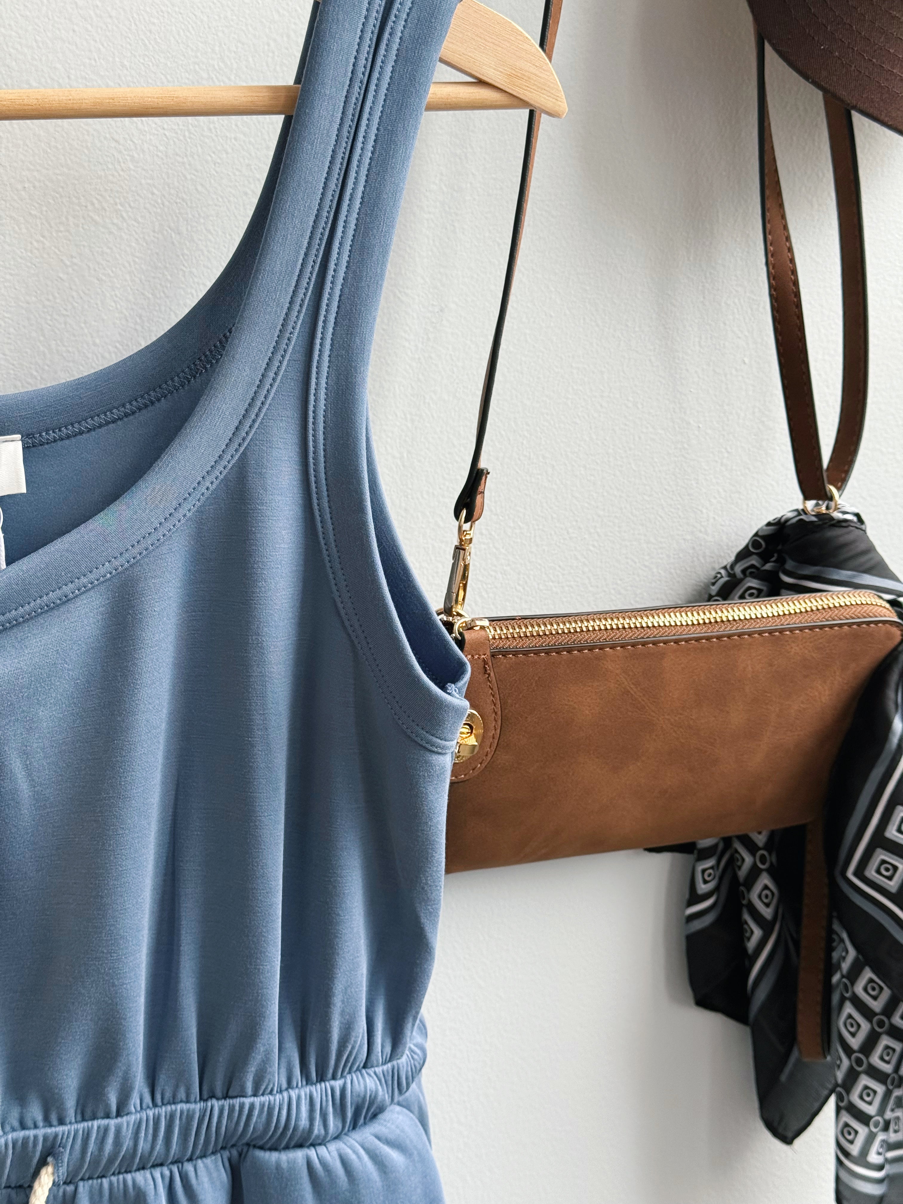 Hampton Dress - DENIM BLUE - willows clothing SHORT DRESS