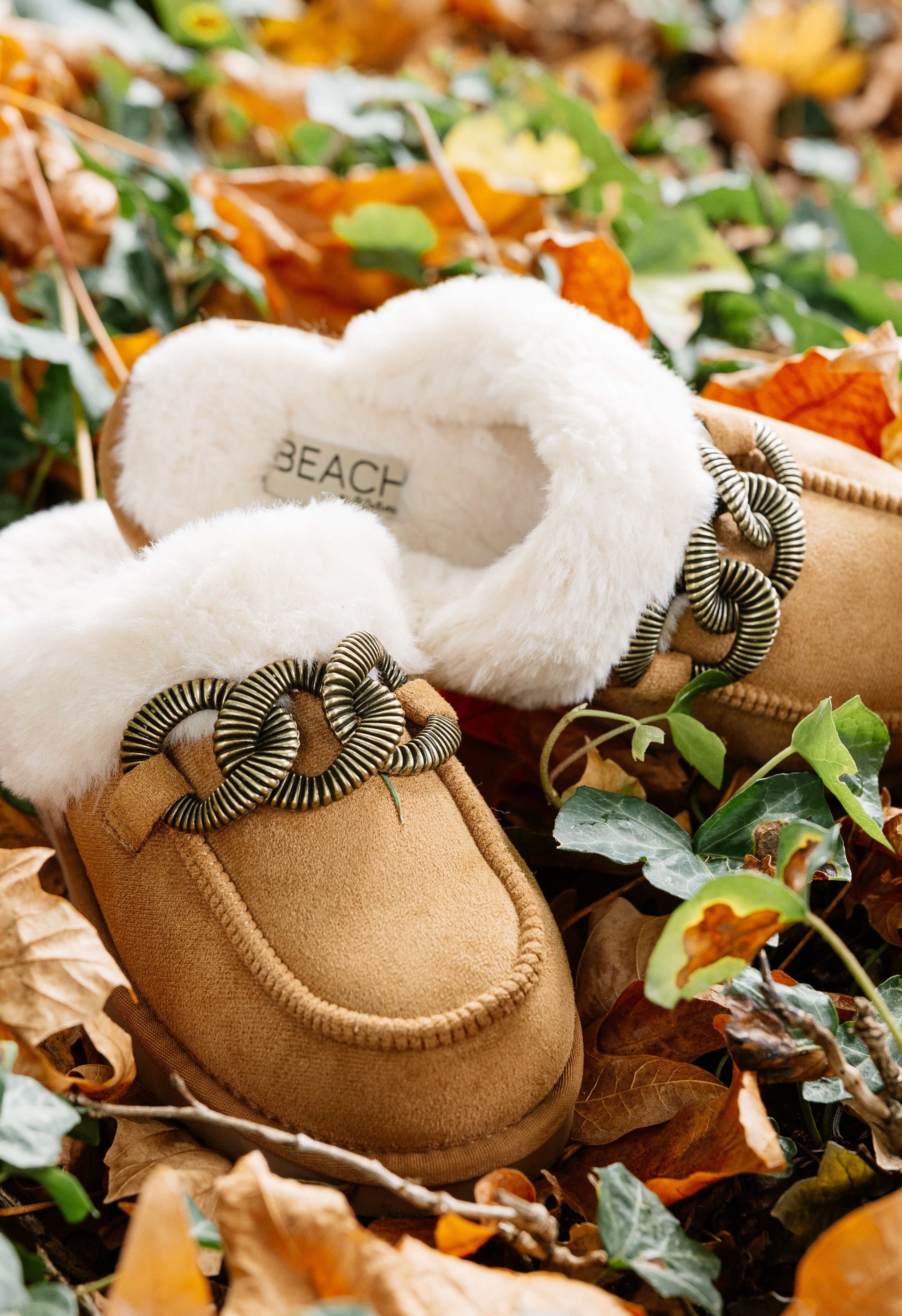 Haven Slippers - CHESTNUT - willows clothing SLIPPERS