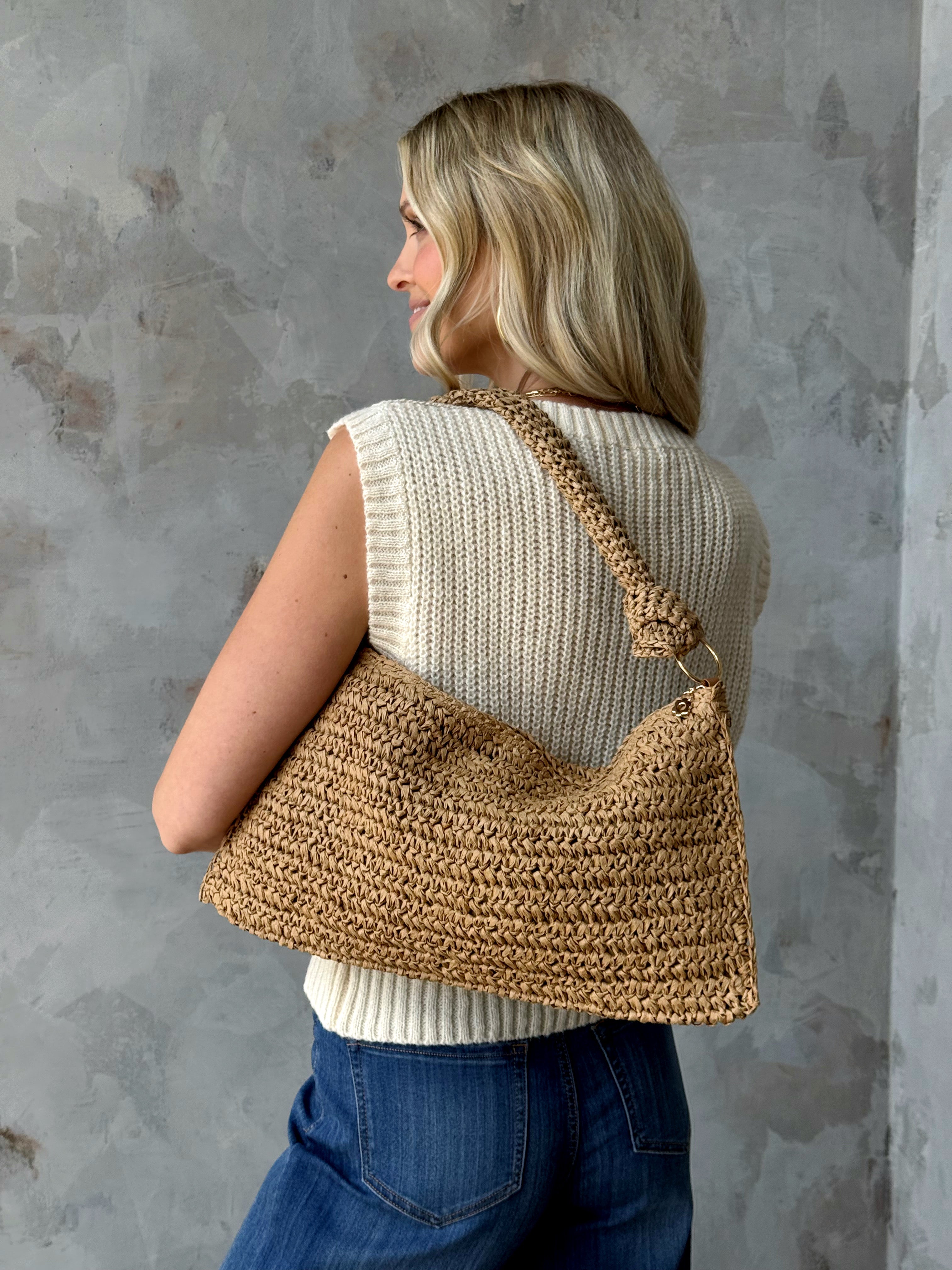 Hello Summer Bag - KHAKI - willows clothing Crossbody