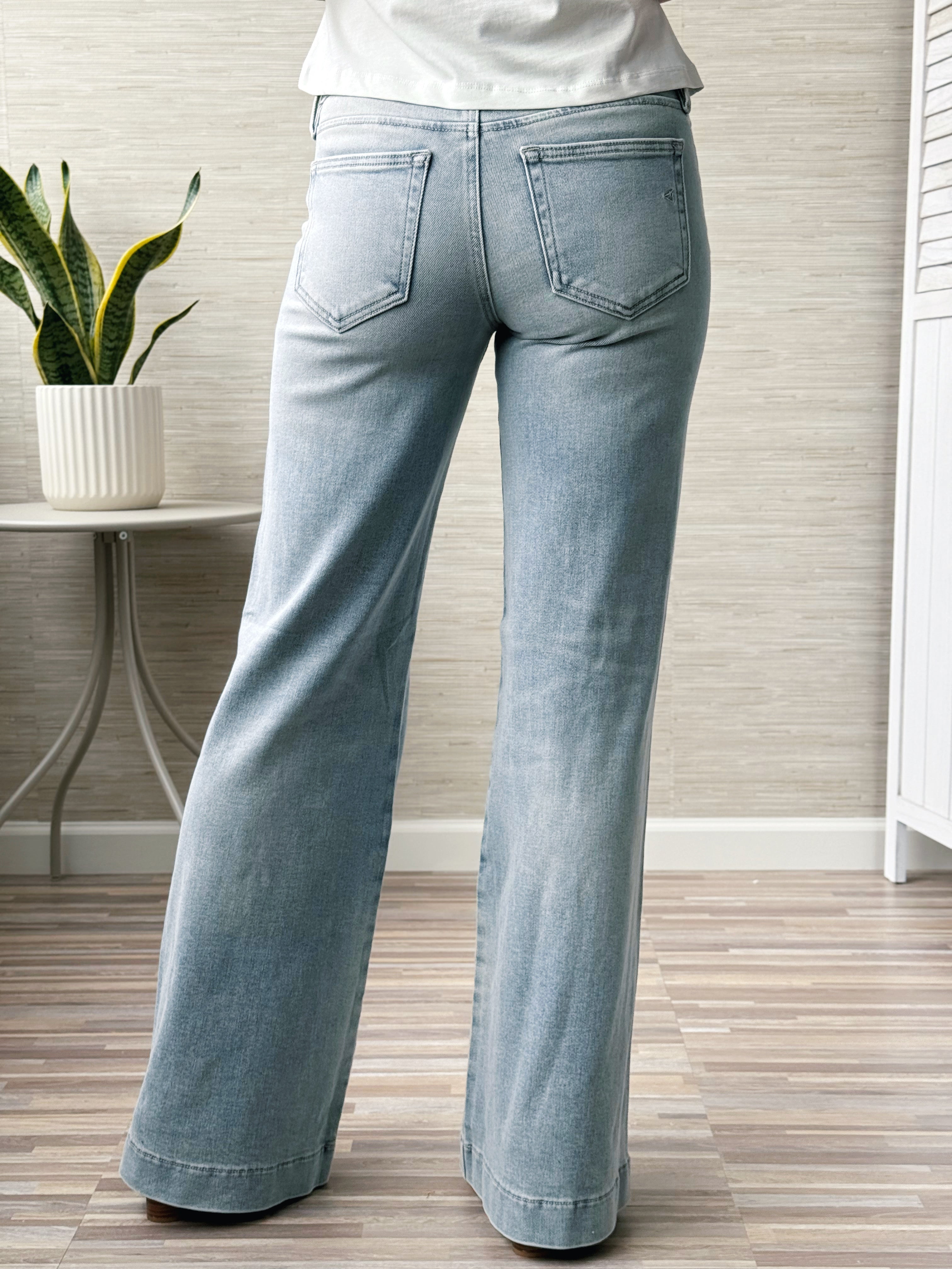 [HIDDEN] Eva Trouser Jean - LIGHT - willows clothing TROUSERS