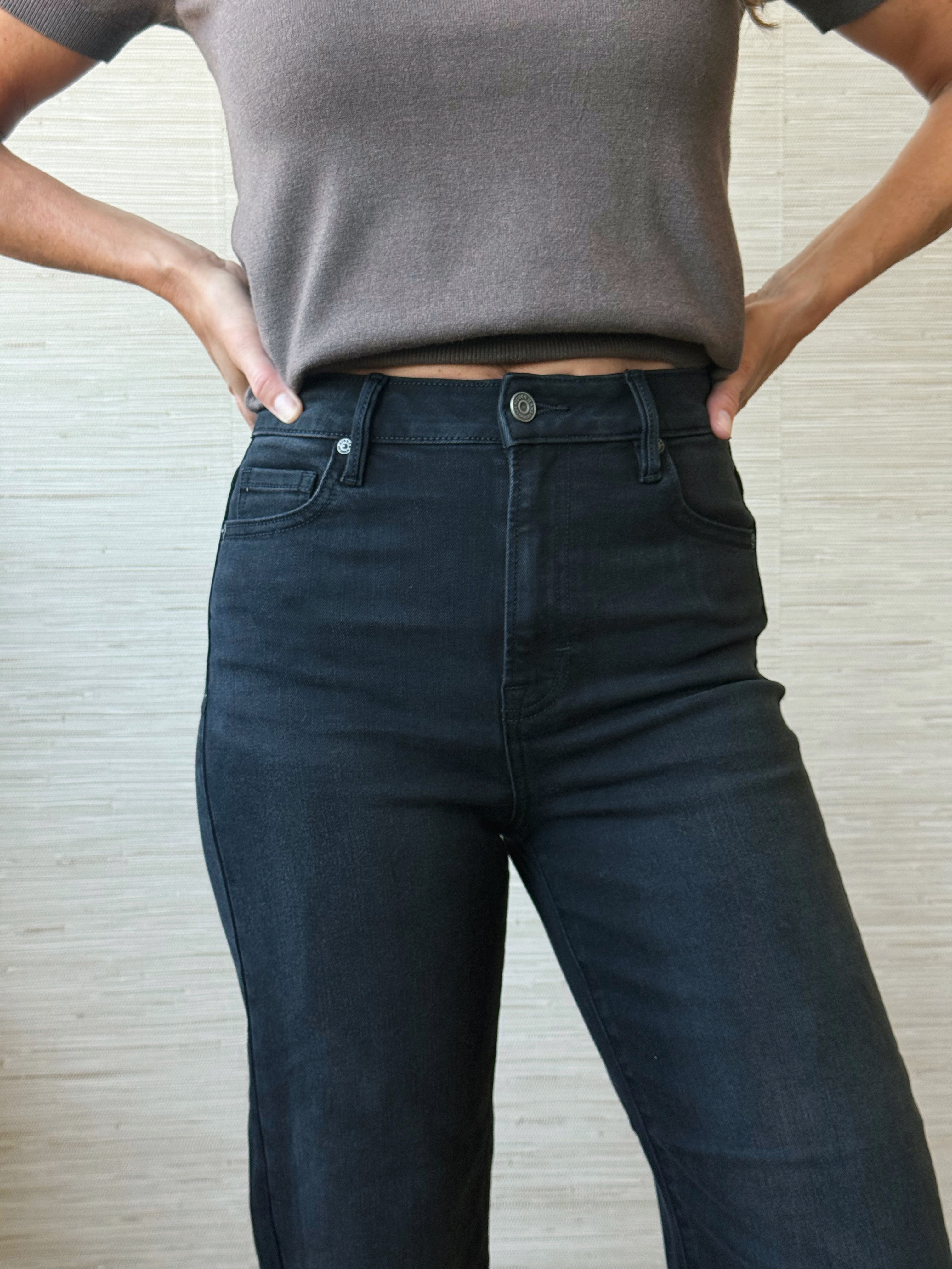 [HIDDEN] Garrett Jean - BLACK - willows clothing Straight Leg