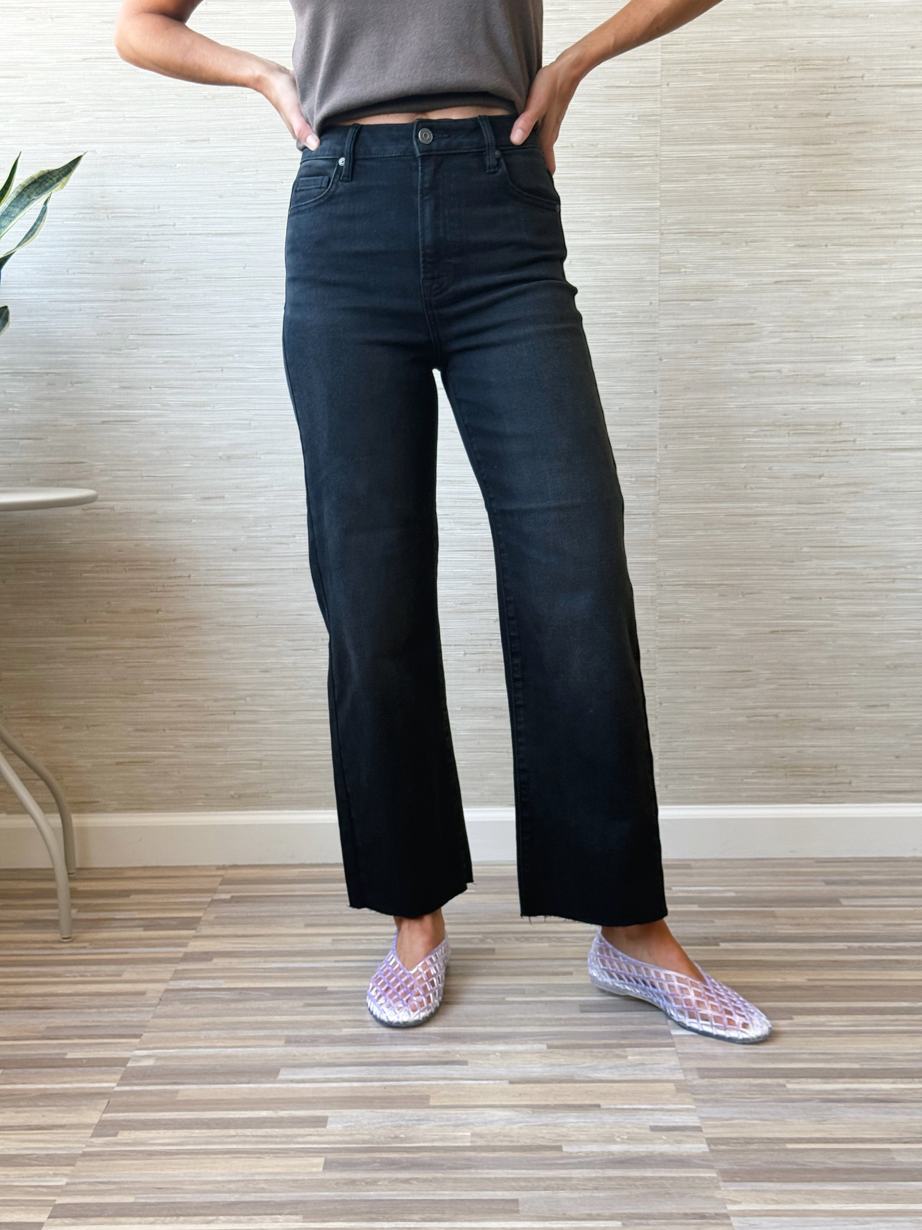 [HIDDEN] Garrett Jean - BLACK - willows clothing Straight Leg