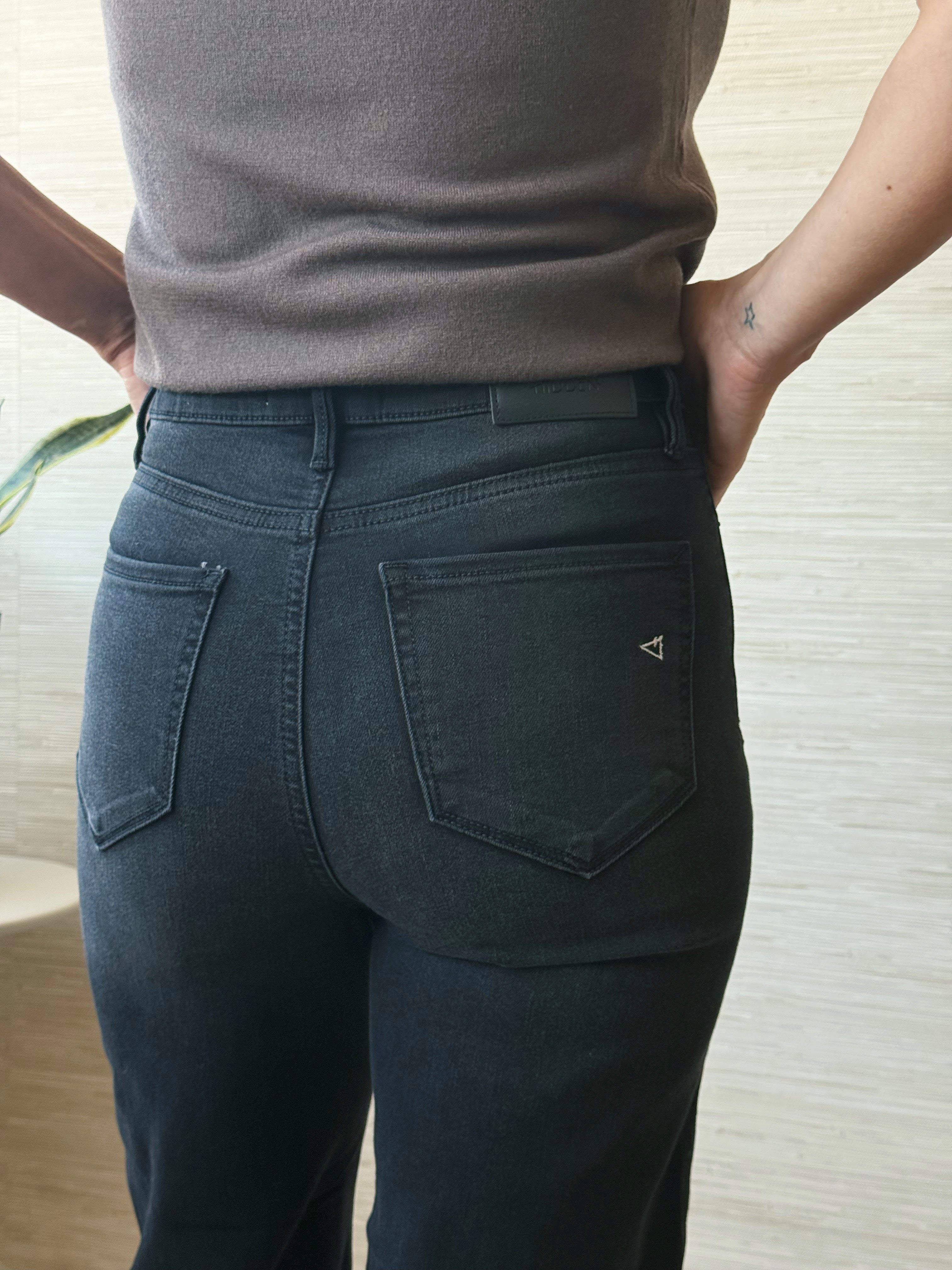 [HIDDEN] Garrett Jean - BLACK - willows clothing Straight Leg
