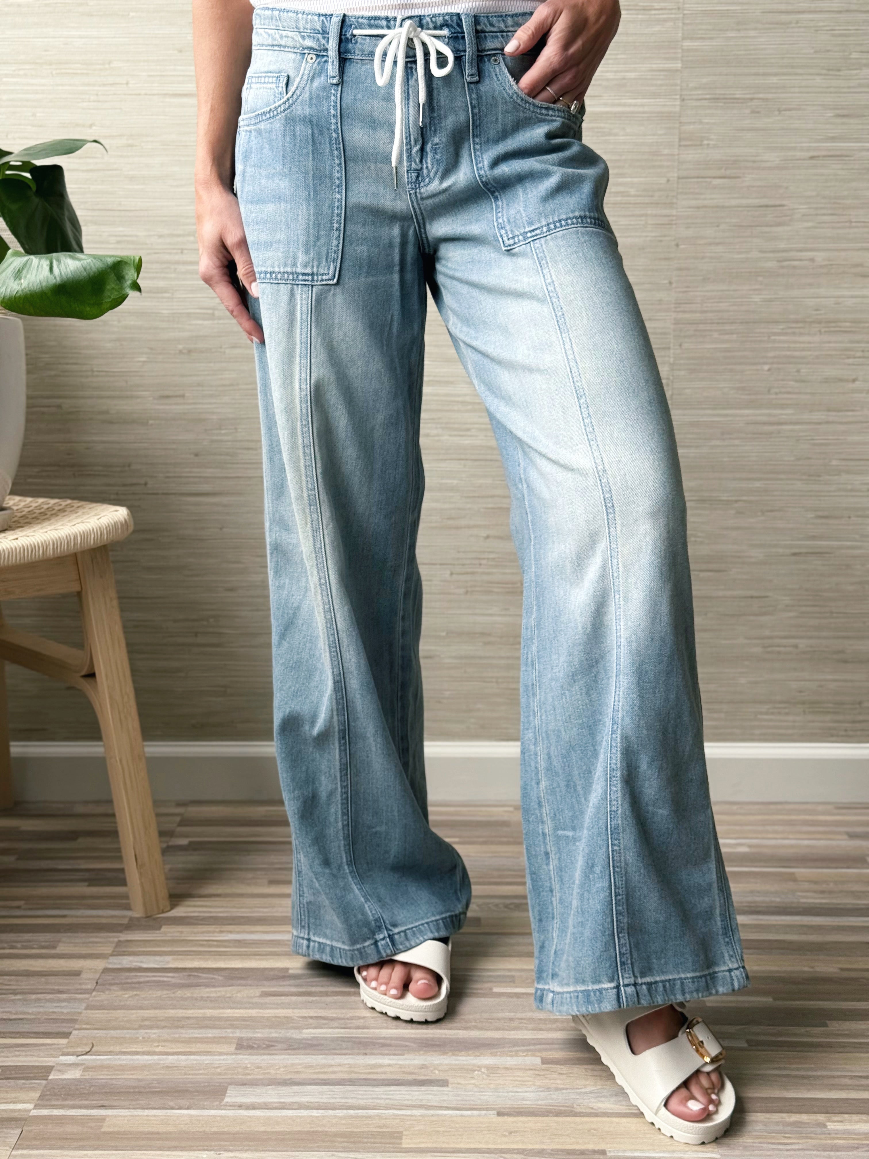 [HIDDEN] Kasey Pants - VINTAGE - willows clothing WIDE LEG