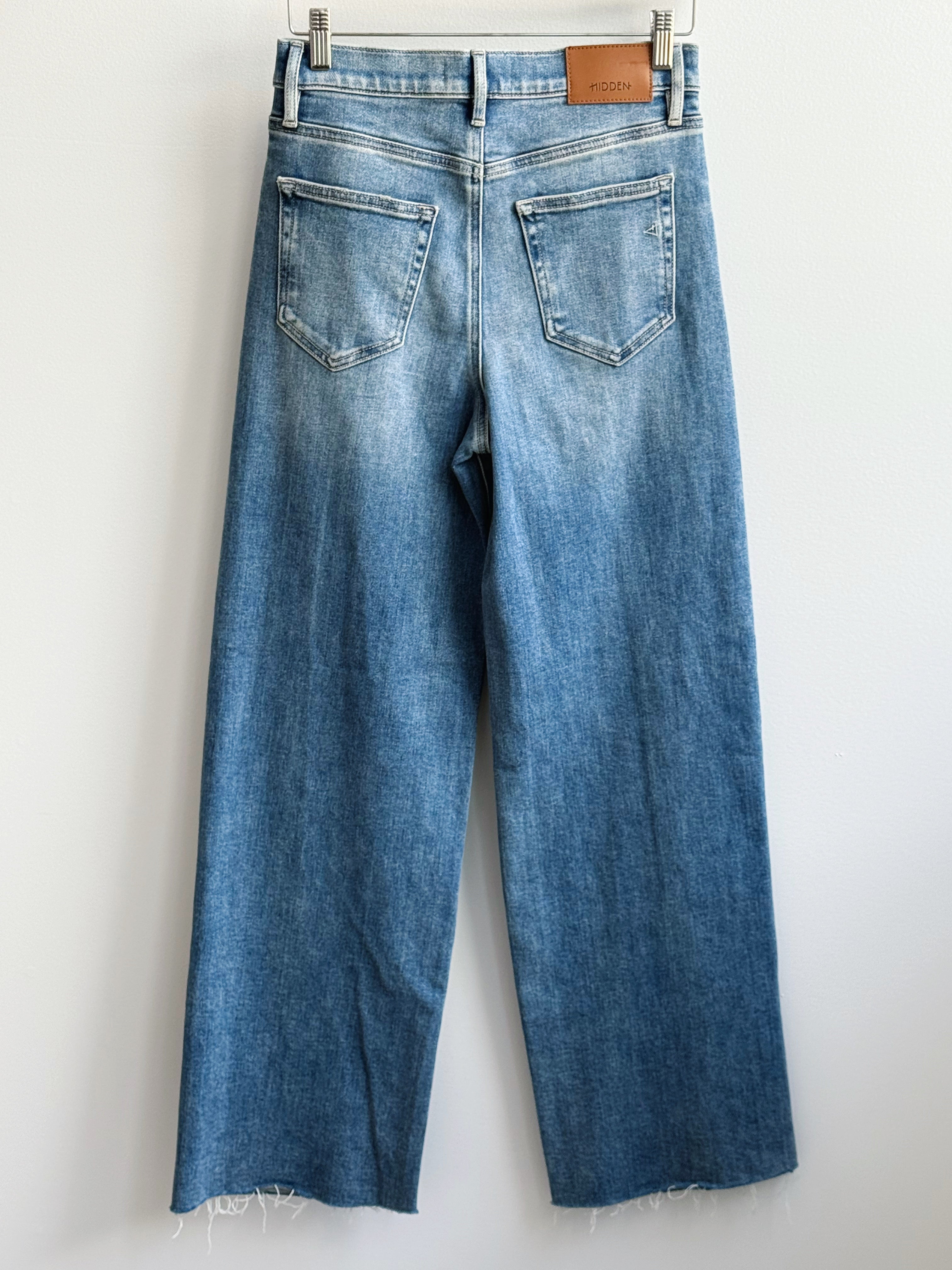 [HIDDEN] Lewis Jean - MEDIUM DARK - willows clothing DAD JEAN