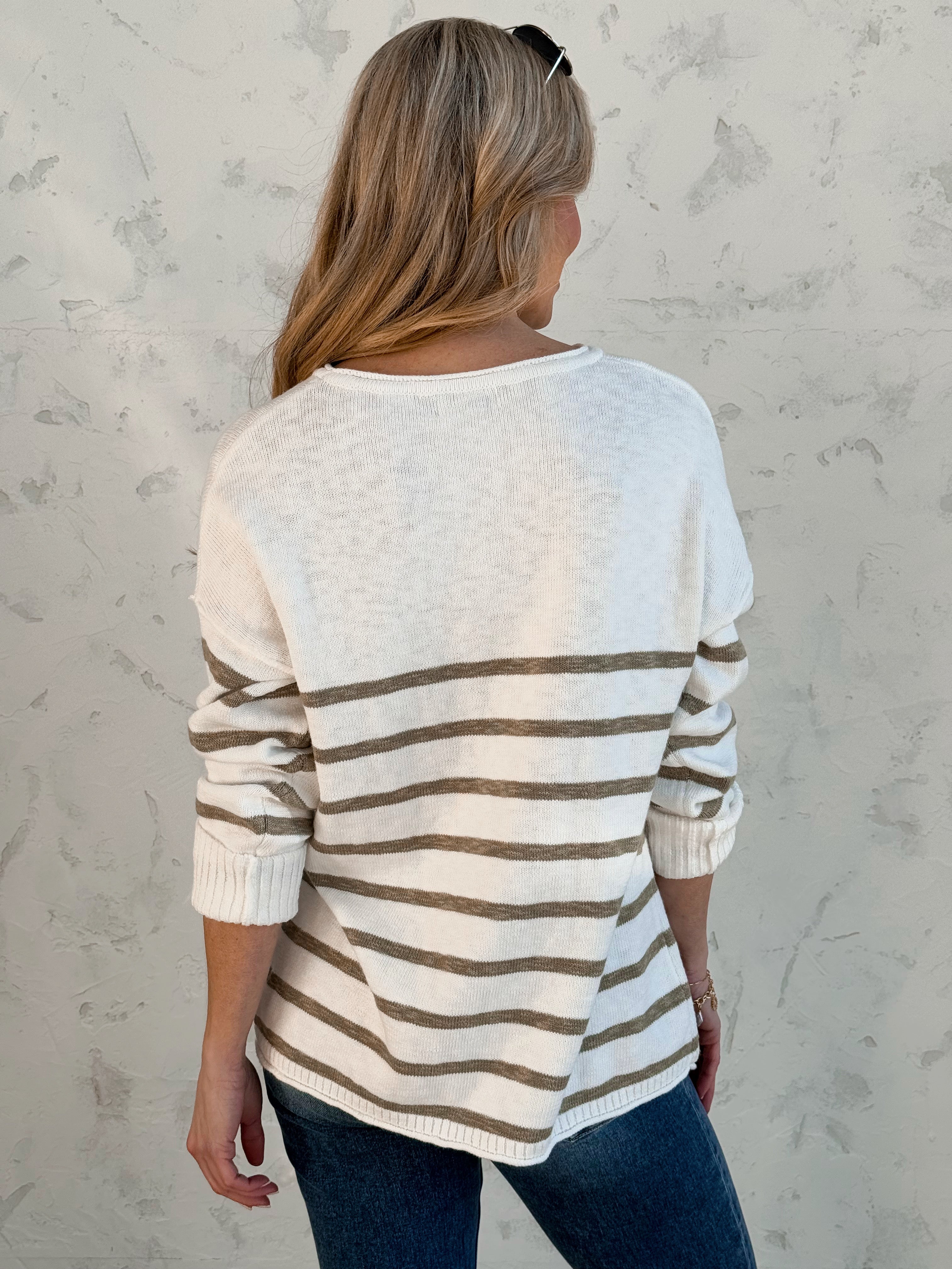 Hollis Sweater - SAGE - willows clothing SWEATER