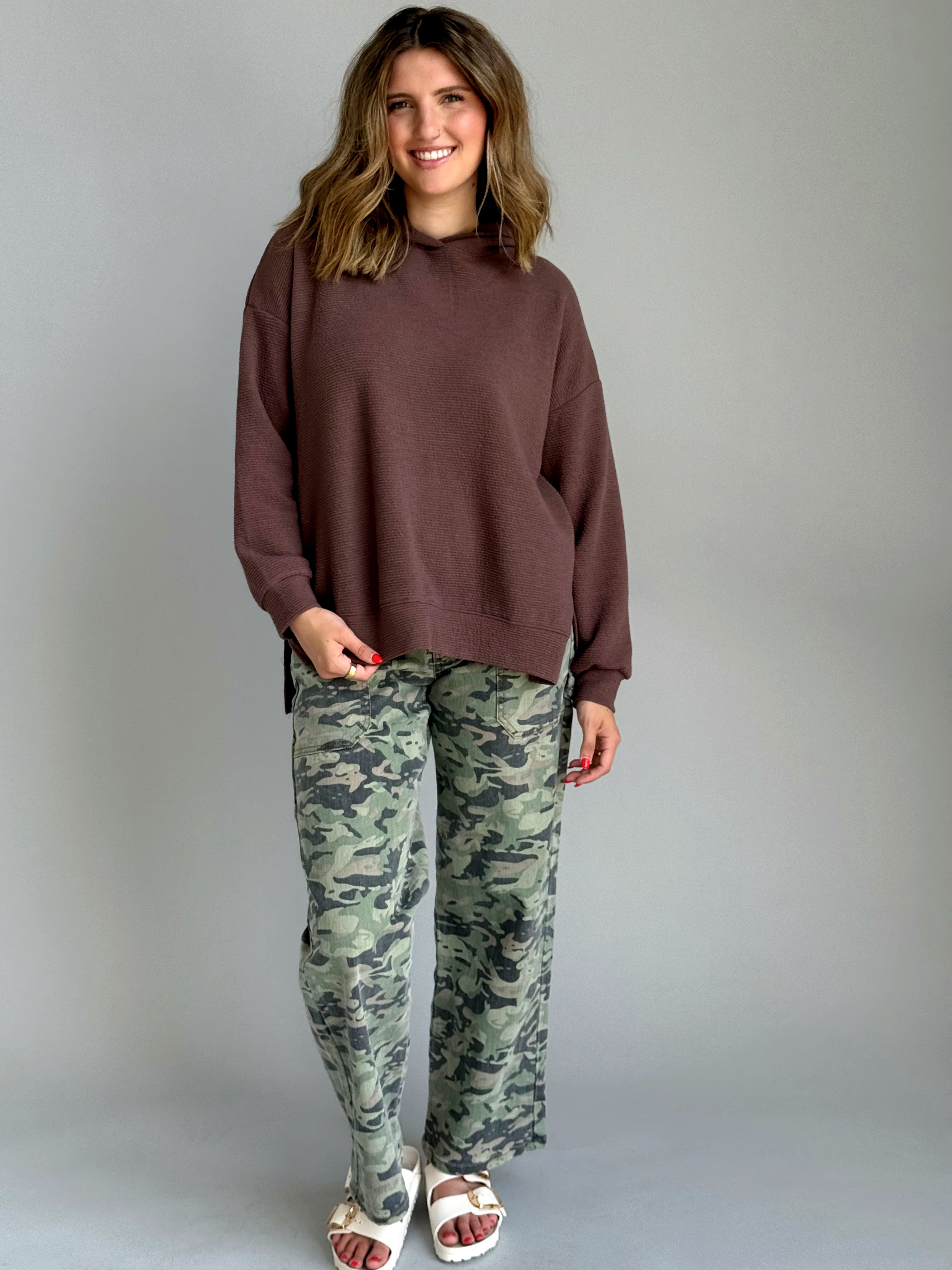 Homebody Sweatshirt - BROWN