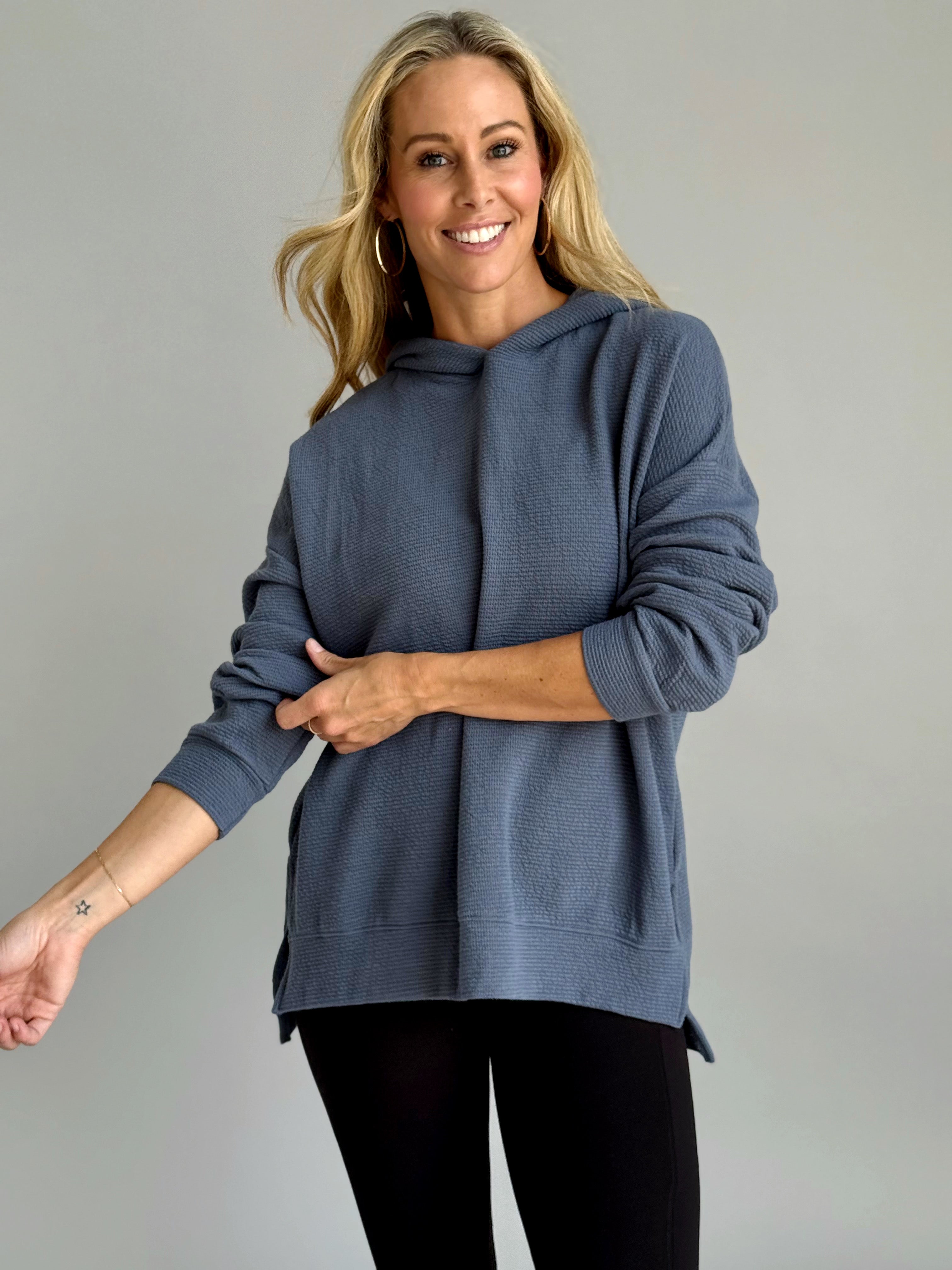 Homebody Sweatshirt - DENIM - willows clothing SWEATSHIRT