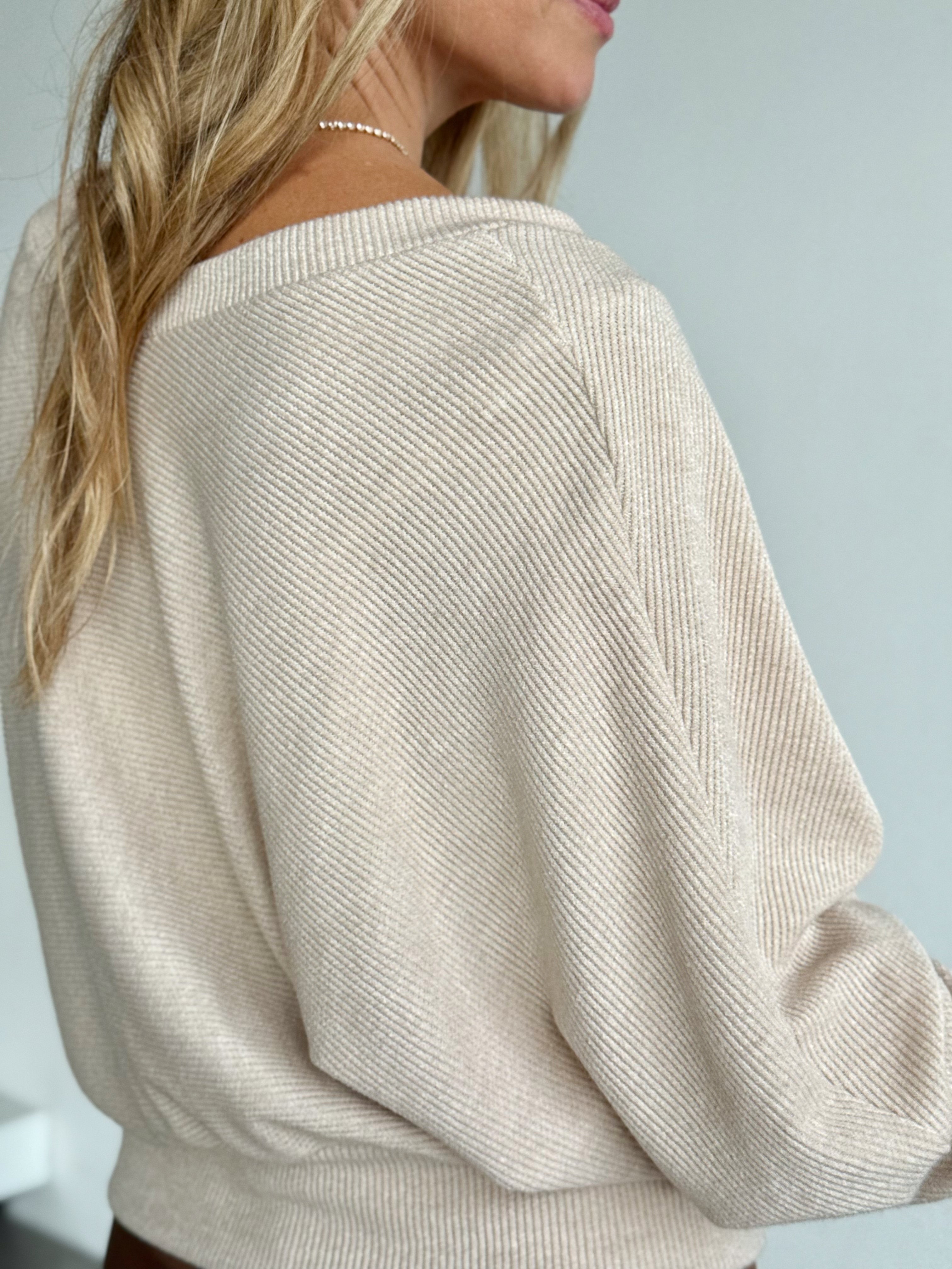 Homebound Top - OAT - willows clothing L/S SHIRT