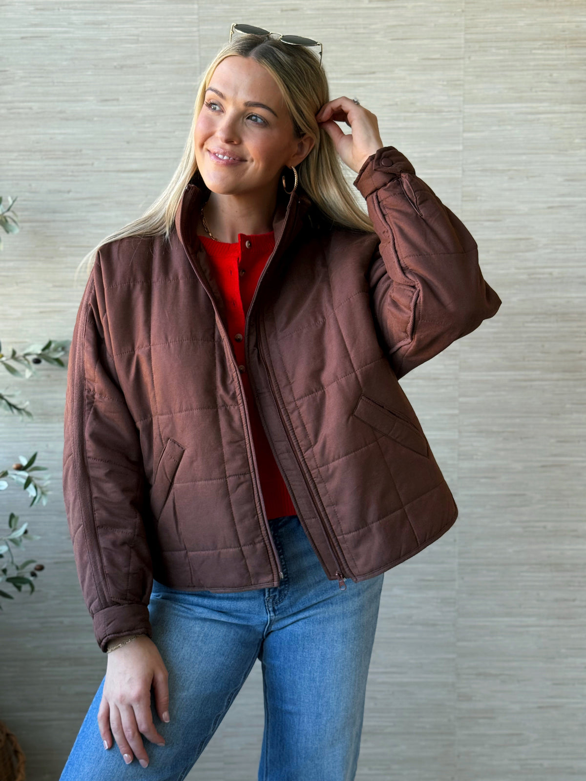 Homemade Jam Jacket - BROWN - willows clothing JACKET