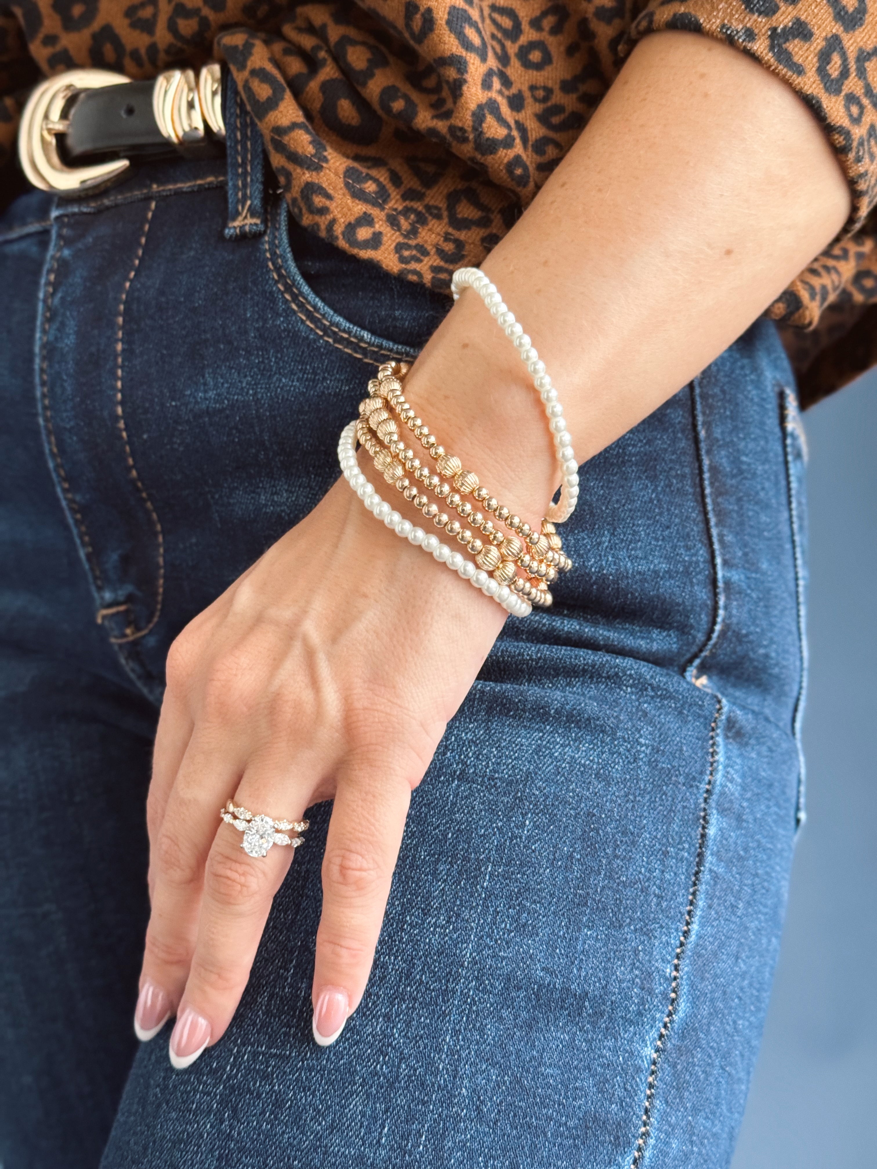 I Think Of You Bracelet Set - willows clothing Bracelets