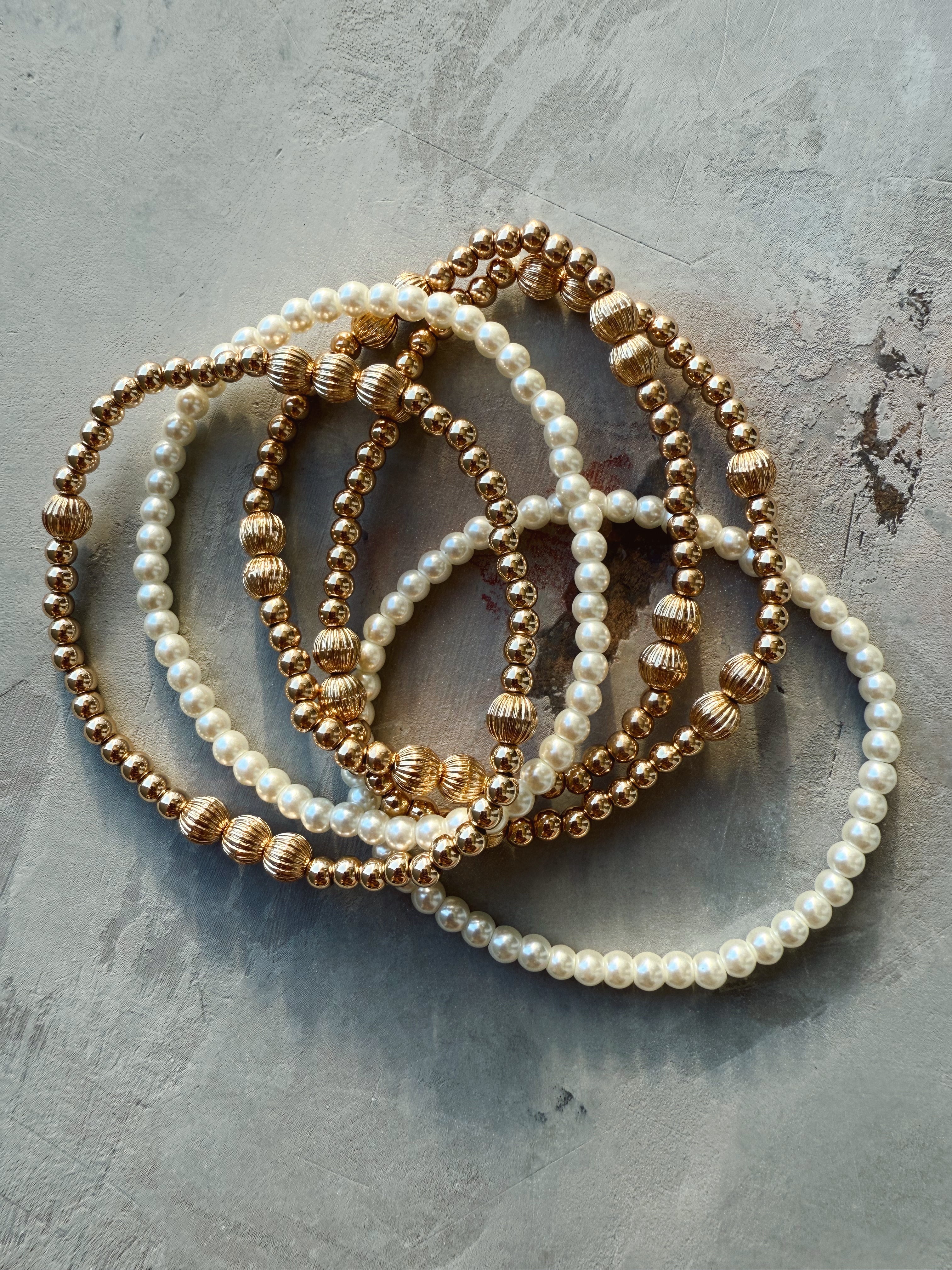 I Think Of You Bracelet Set - willows clothing Bracelets