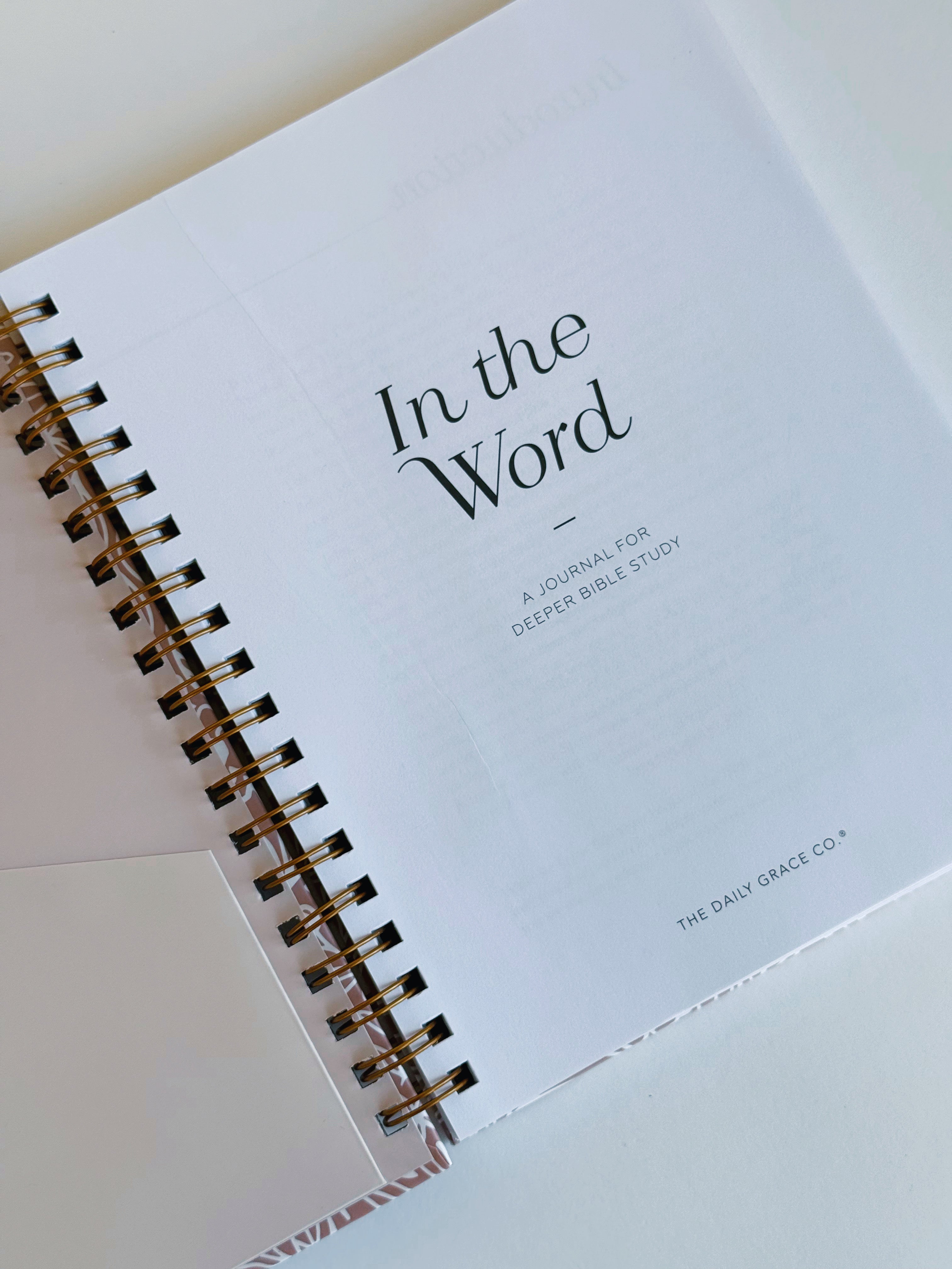 In The Word Bible Study Journal - willows clothing NOTEBOOKS