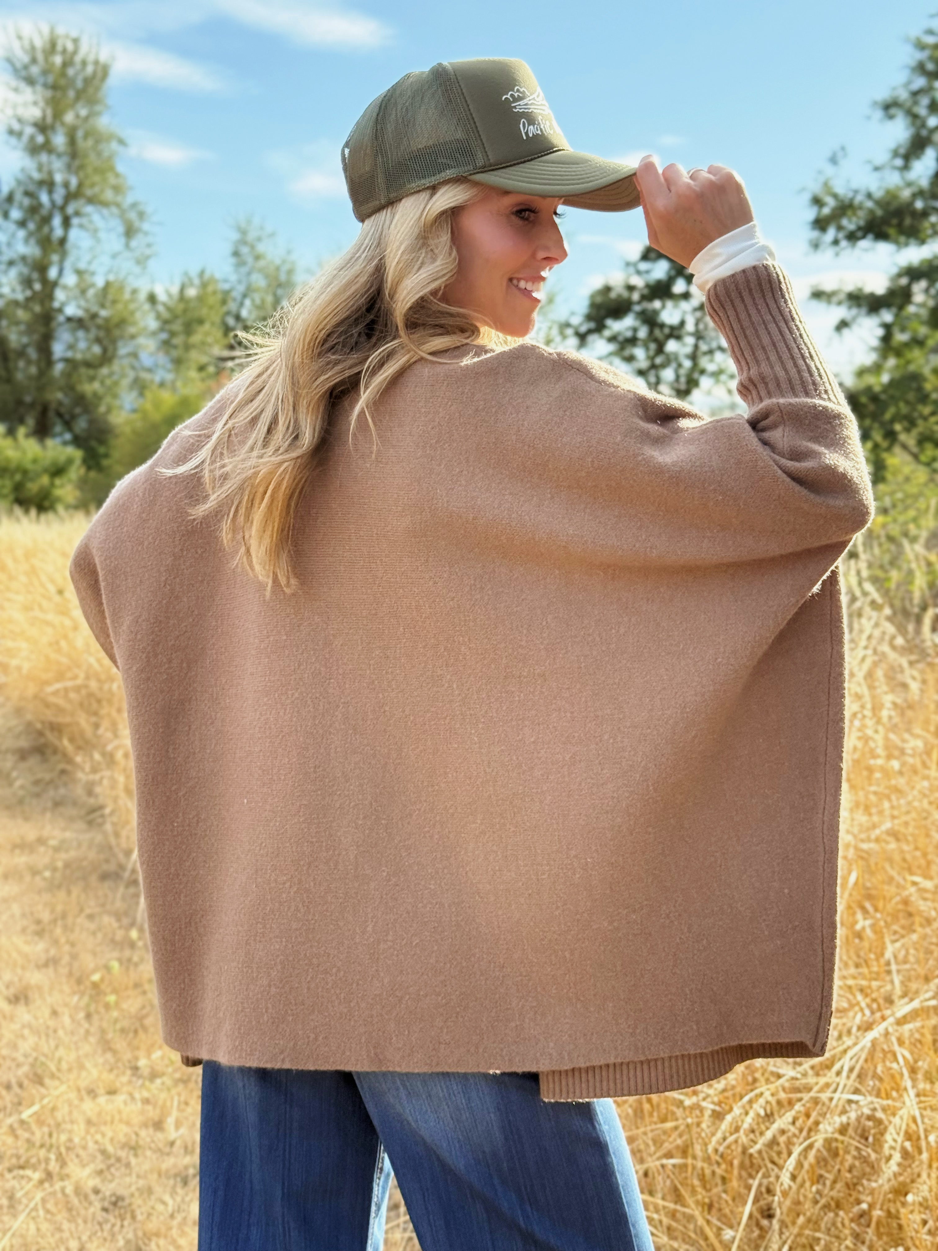 Ingram Cardigan - MOCHA - willows clothing Cardigan