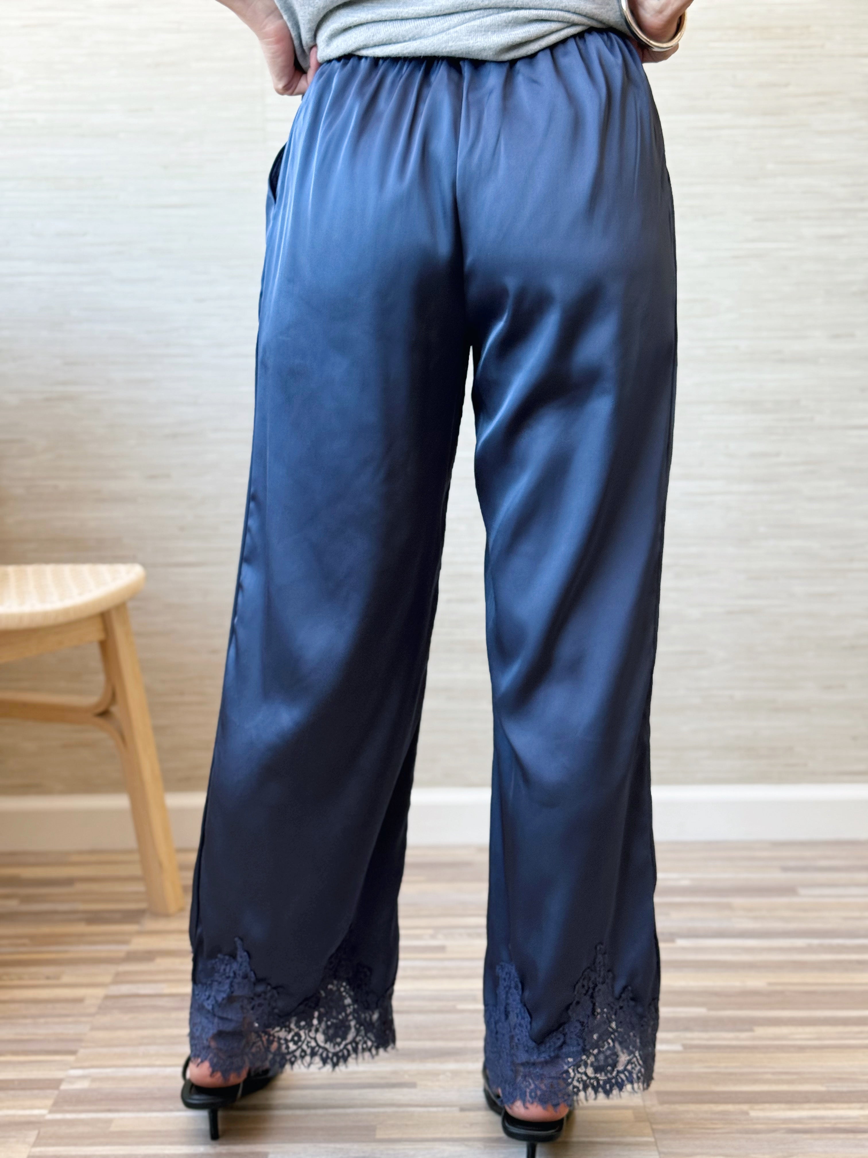 Isn't She Lovely Pant - DUSTY BLUE - willows clothing PANTS