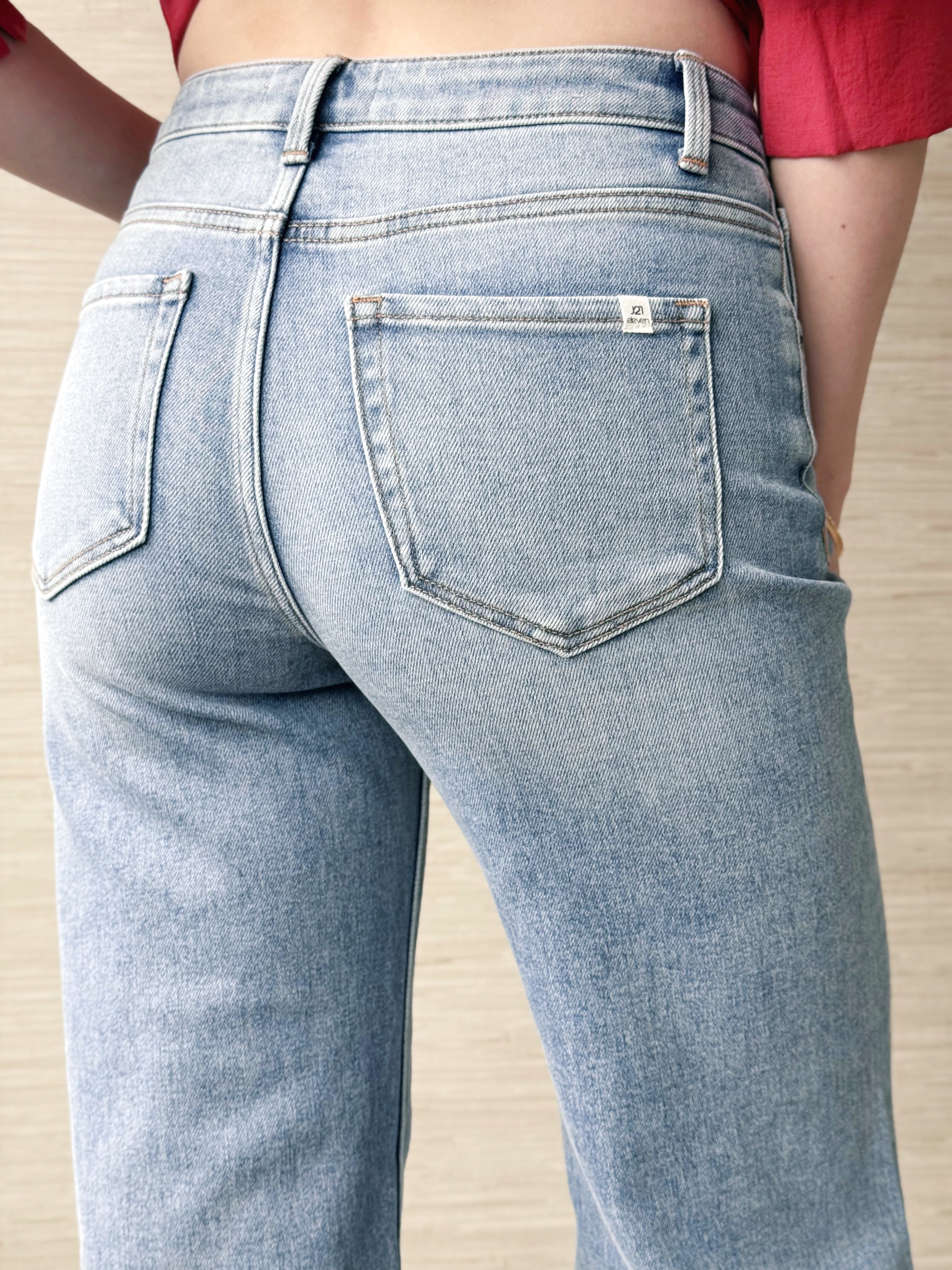 [J21 ELEVEN by RISEN] Hattie Jean - MEDIUM - willows clothing CROP JEAN