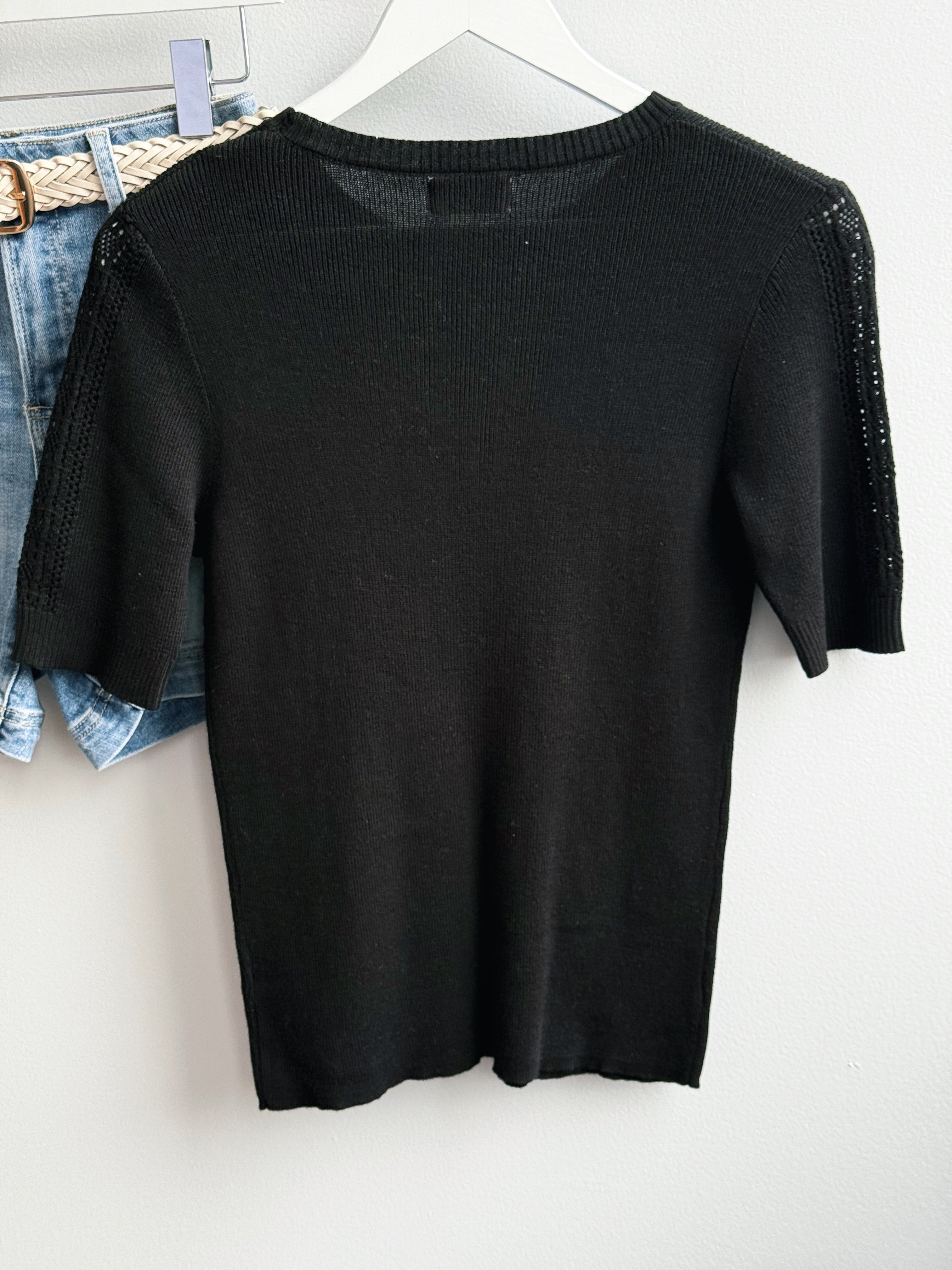 Jackie Sweater - BLACK - willows clothing SWEATER