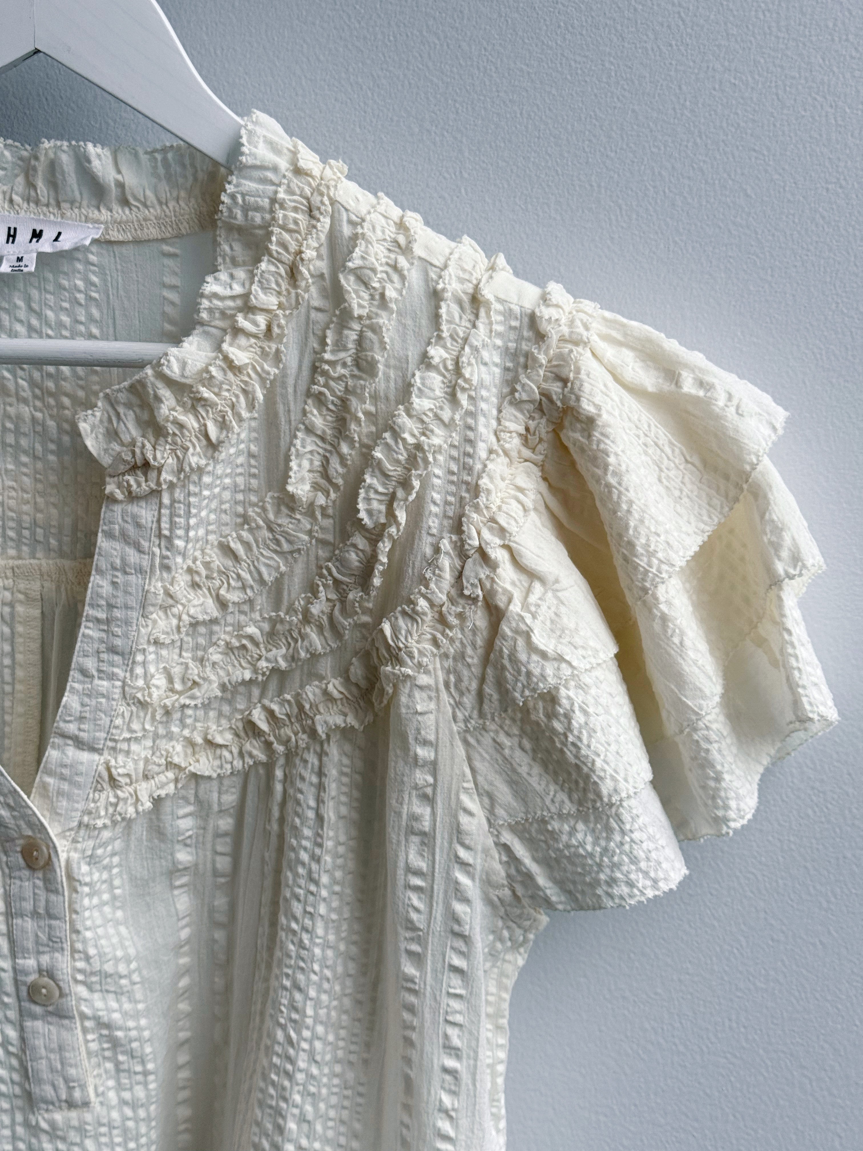 Jane Blouse - CREAM - willows clothing BLOUSE