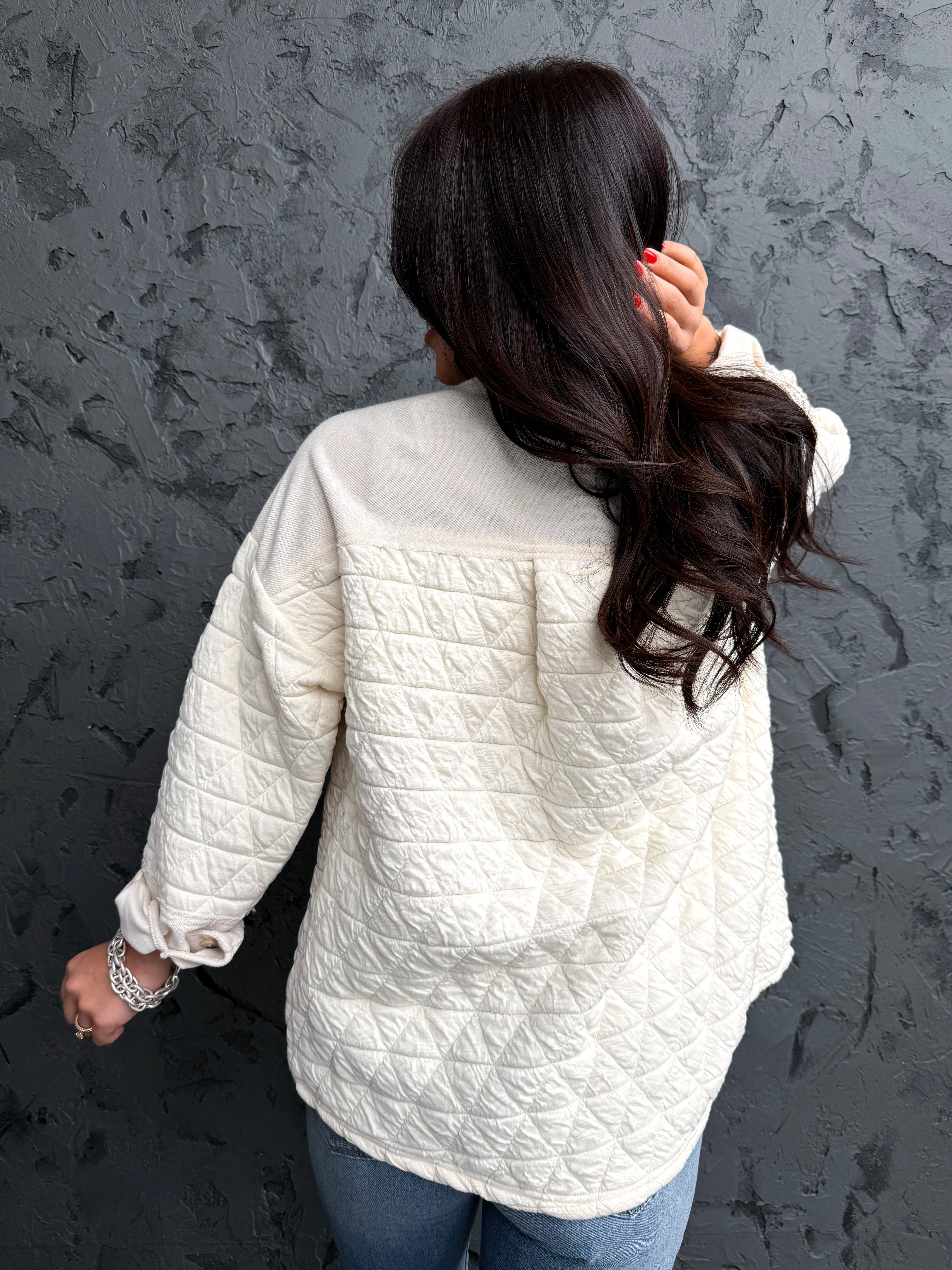 January Top - CREAM - willows clothing L/S SHIRT