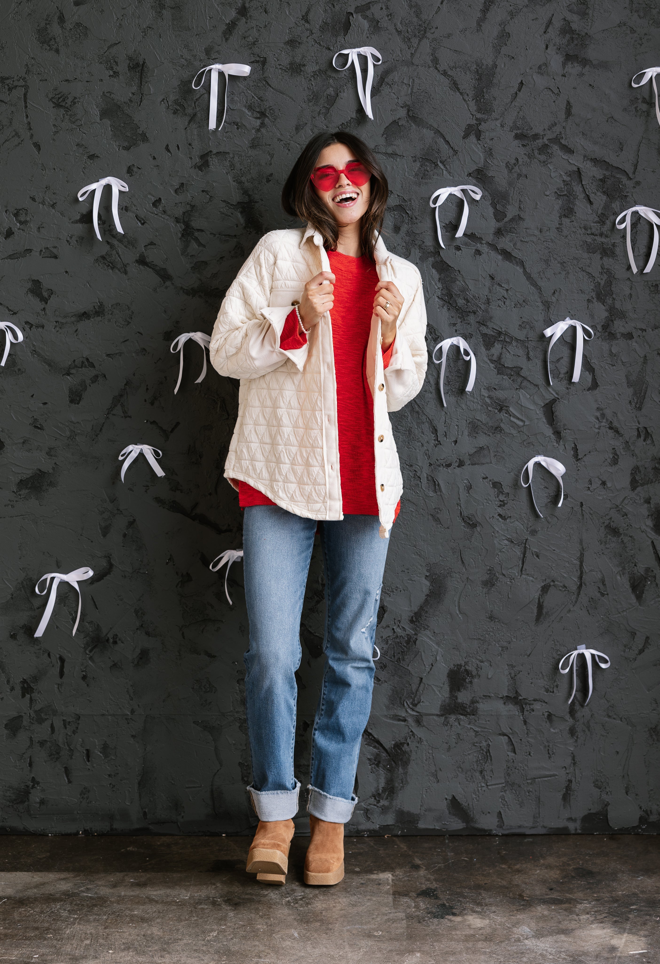 January Top - CREAM - willows clothing L/S SHIRT