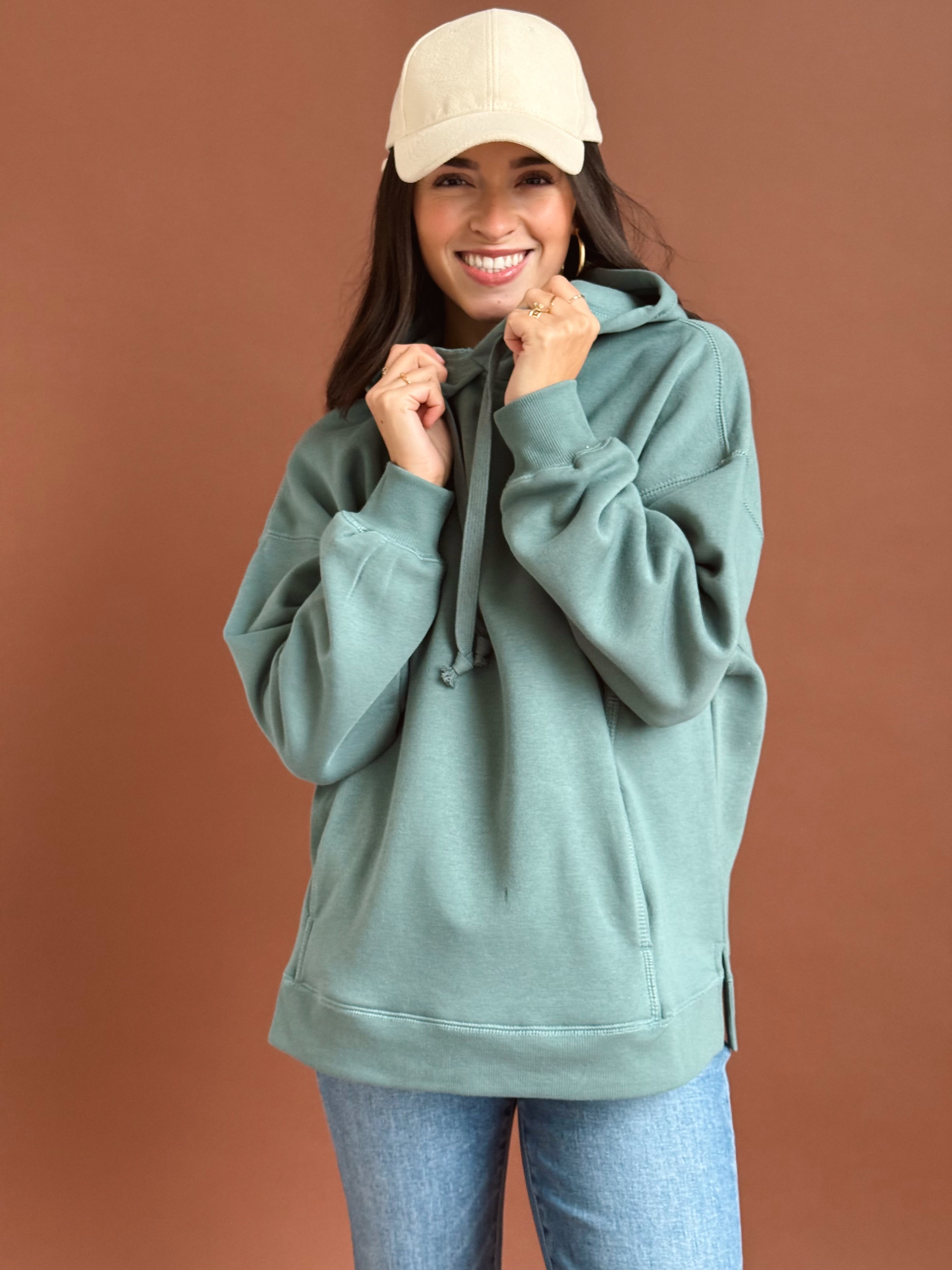 Jasper Sweatshirt - FOREST - willows clothing SWEATSHIRT