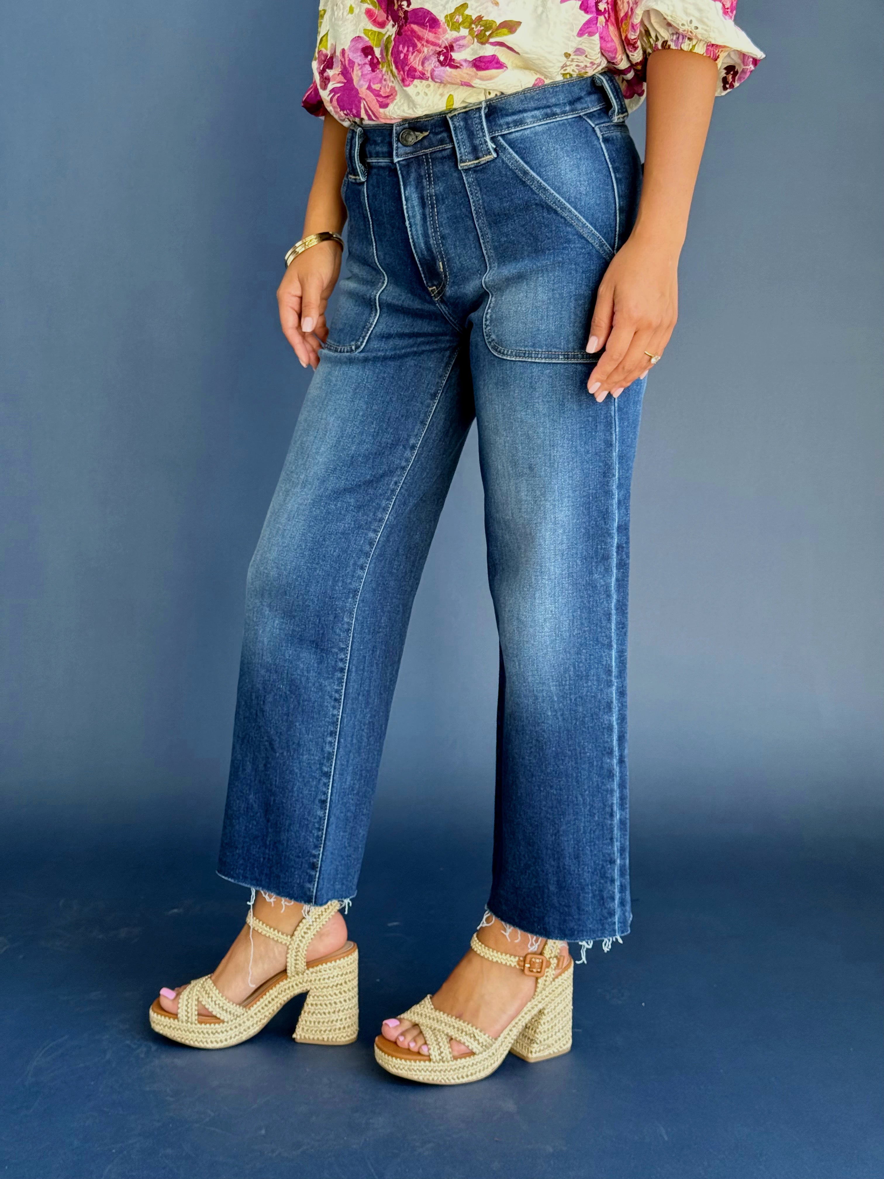 [JBD] Arlo Jean - DARK DENIM - willows clothing FLARE