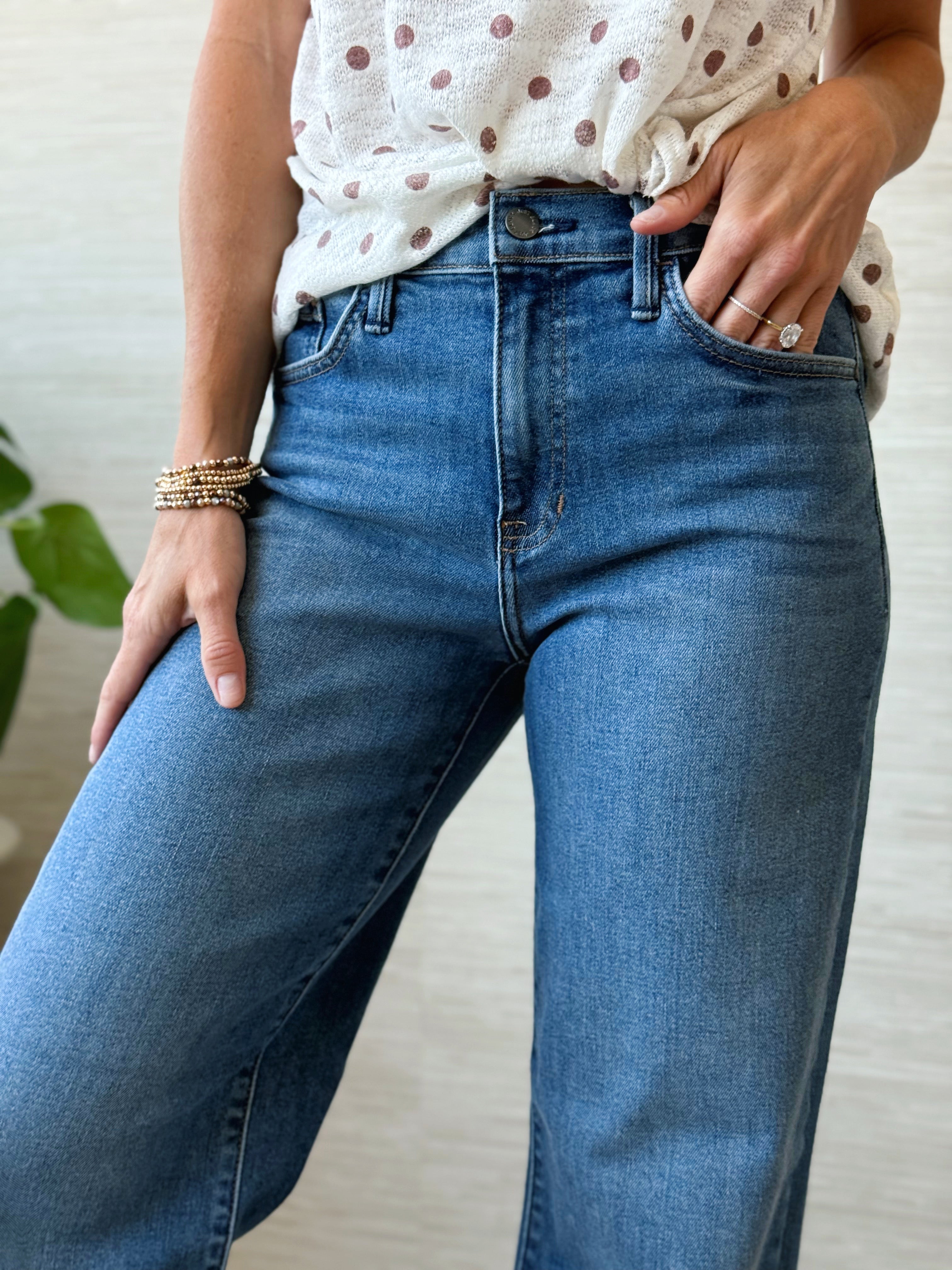 [JBD] Emily Jean - MEDIUM DENIM - willows clothing Straight Leg