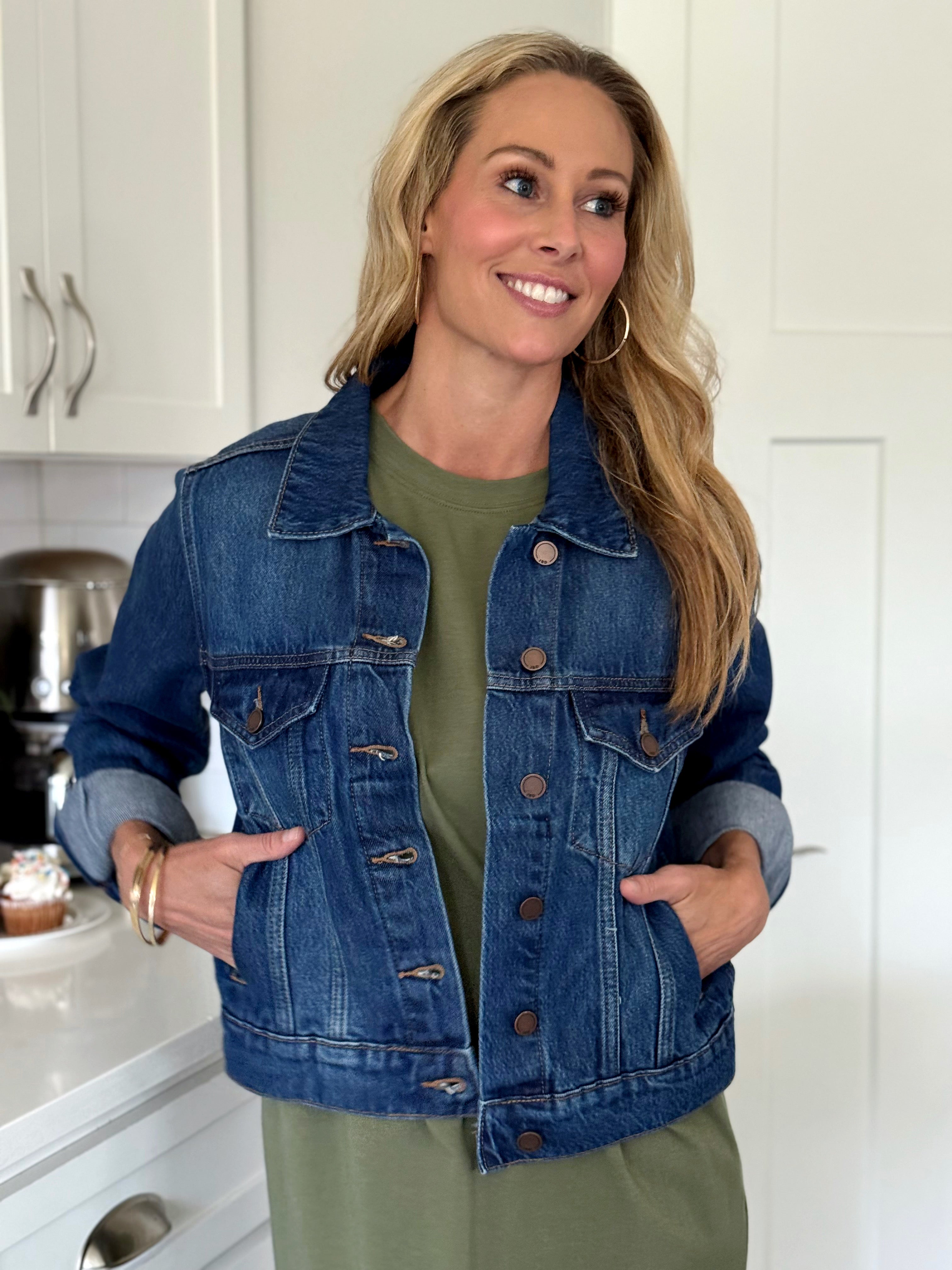 [JBD] Merit Denim Jacket - MEDIUM DENIM - willows clothing DENIM JACKET