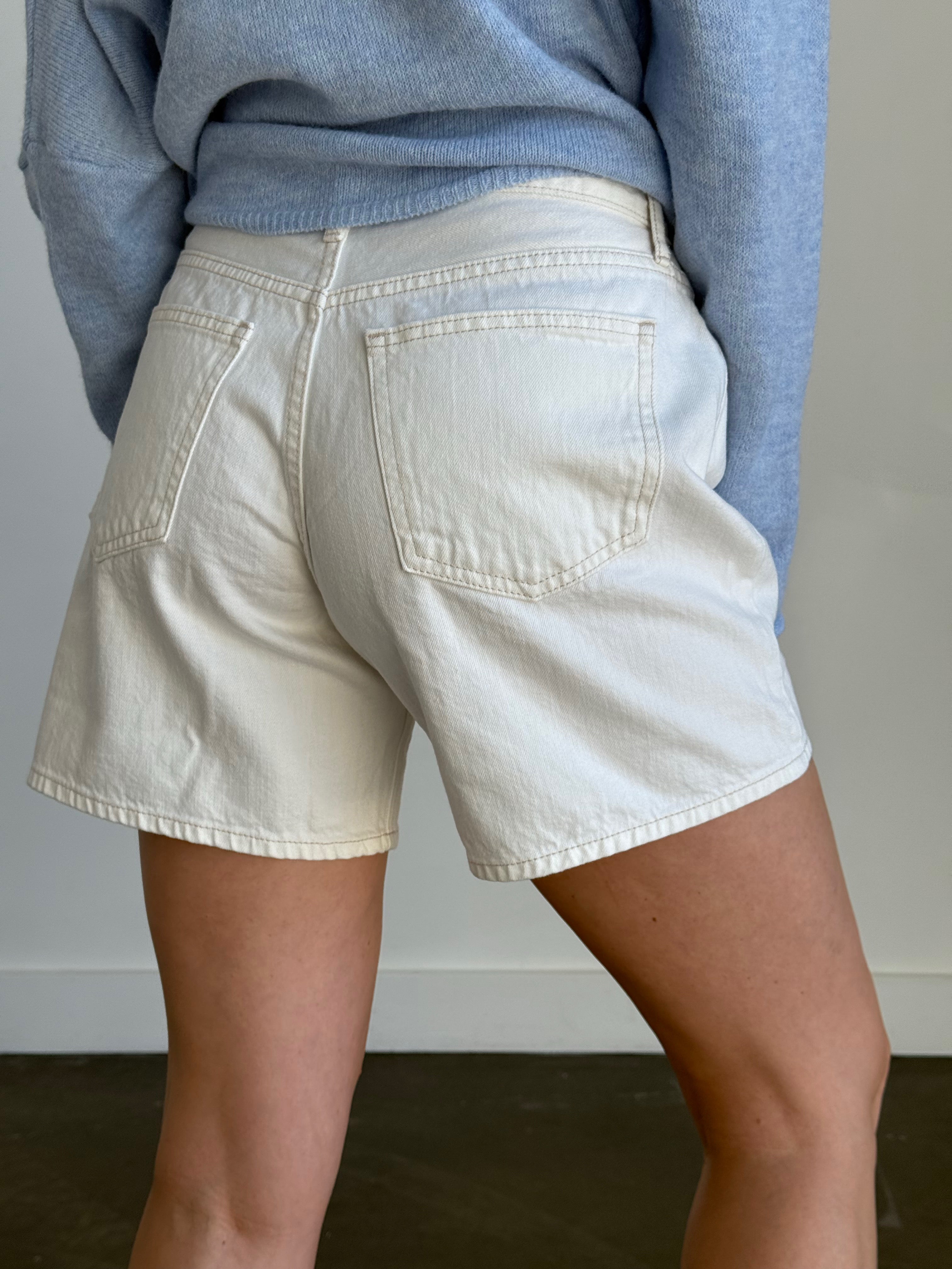 [JBD] Saylor Denim Short - OFF WHITE - willows clothing SHORTS