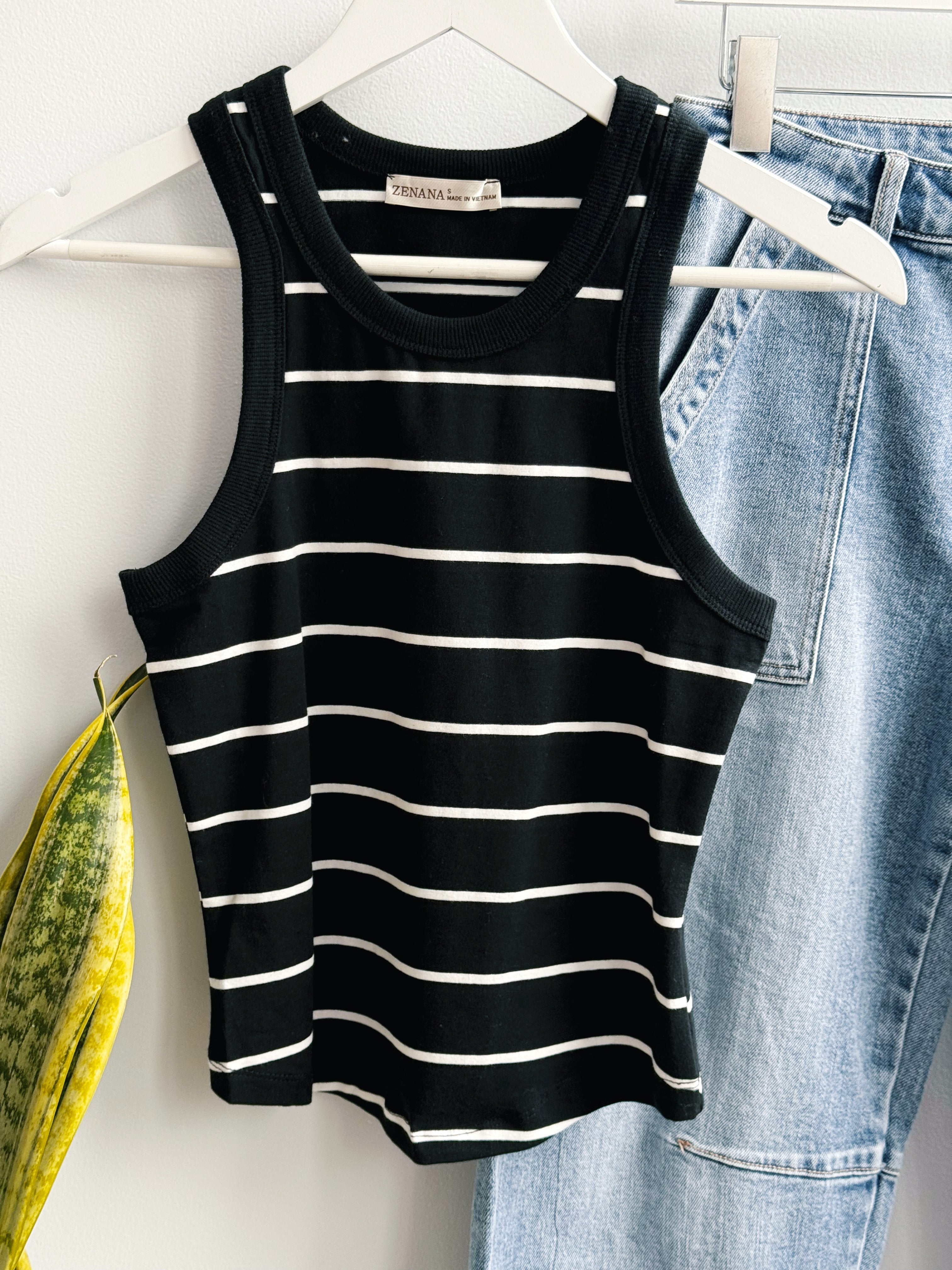 Jodi Tank - BLACK - willows clothing TANK