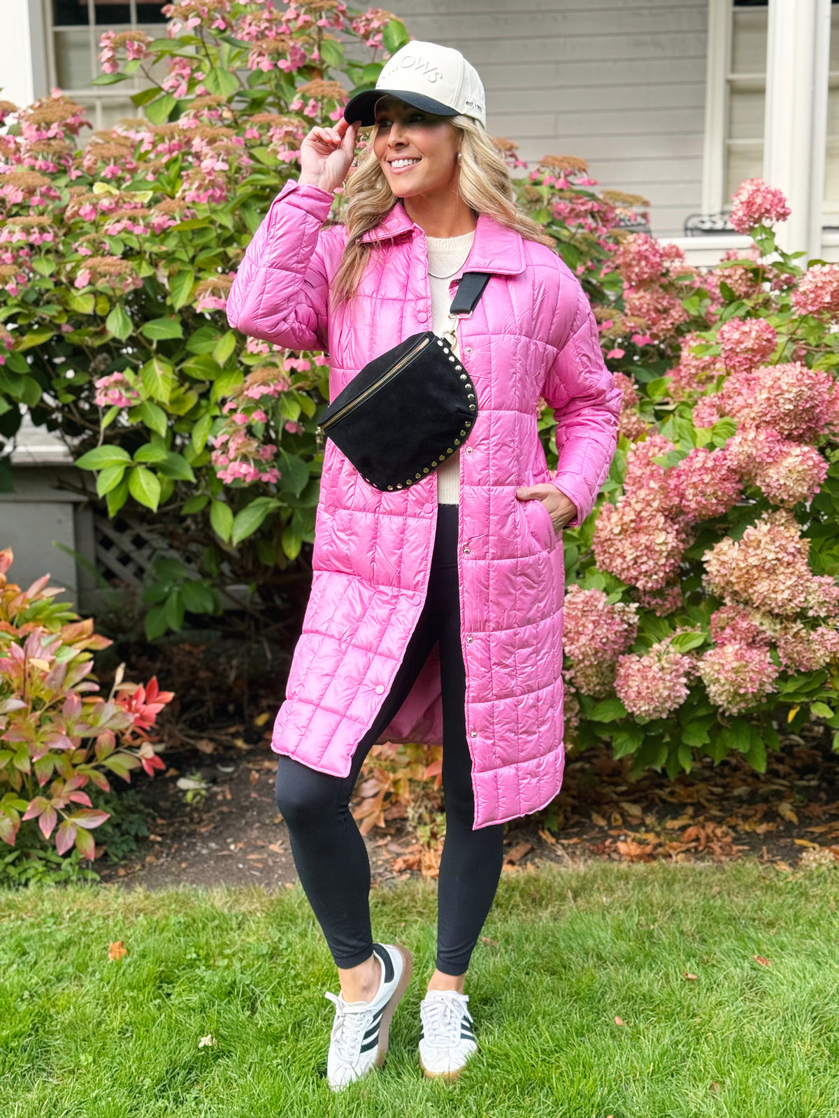 Joleen Puffer Jacket - PINK - willows clothing JACKET
