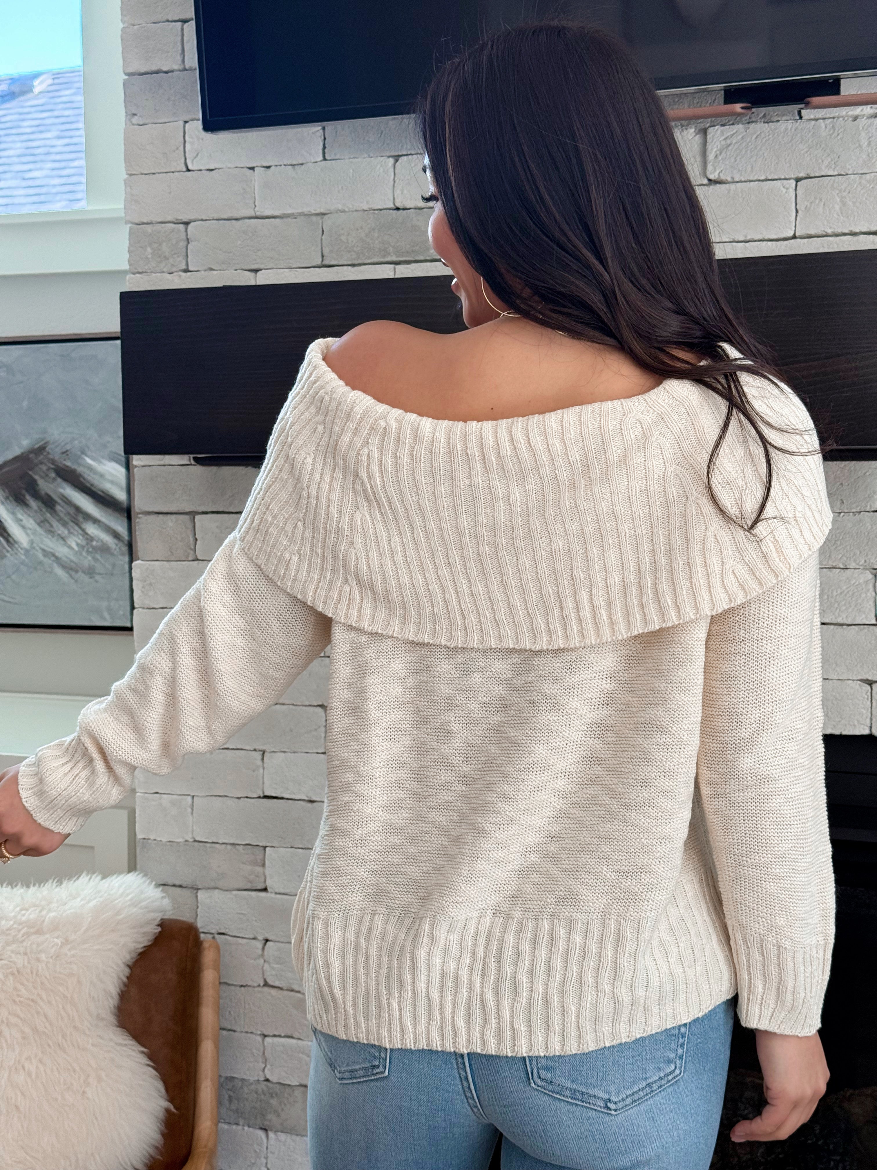 Joseline Sweater - CREAM - willows clothing SWEATER