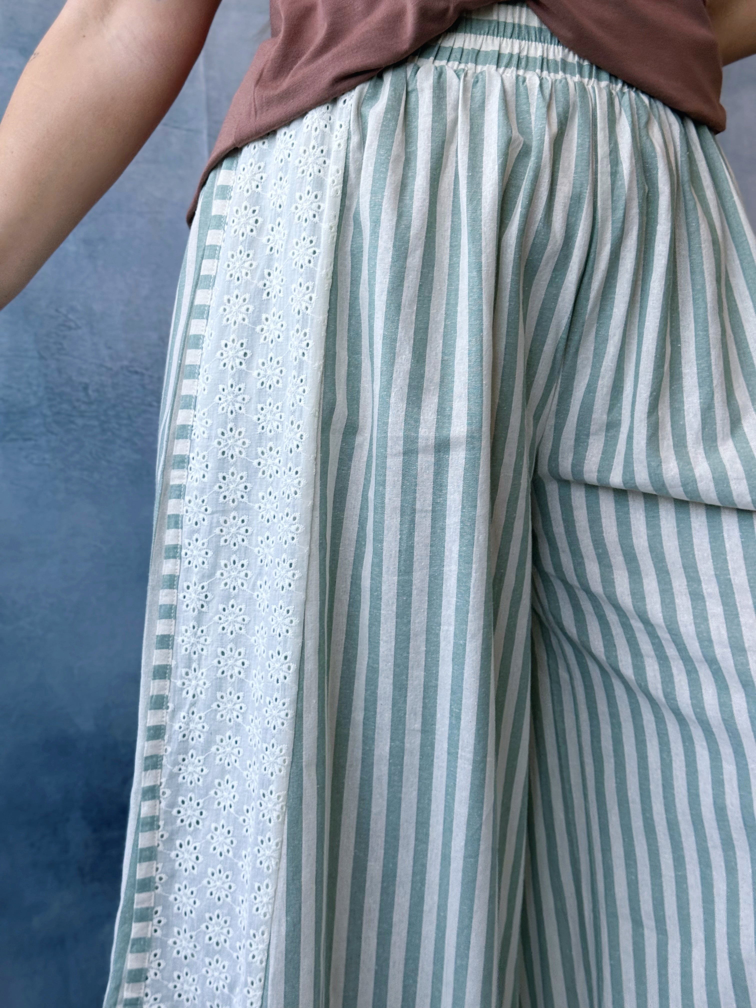 Joy Ride Pants - EUCALYPTUS - willows clothing PANTS
