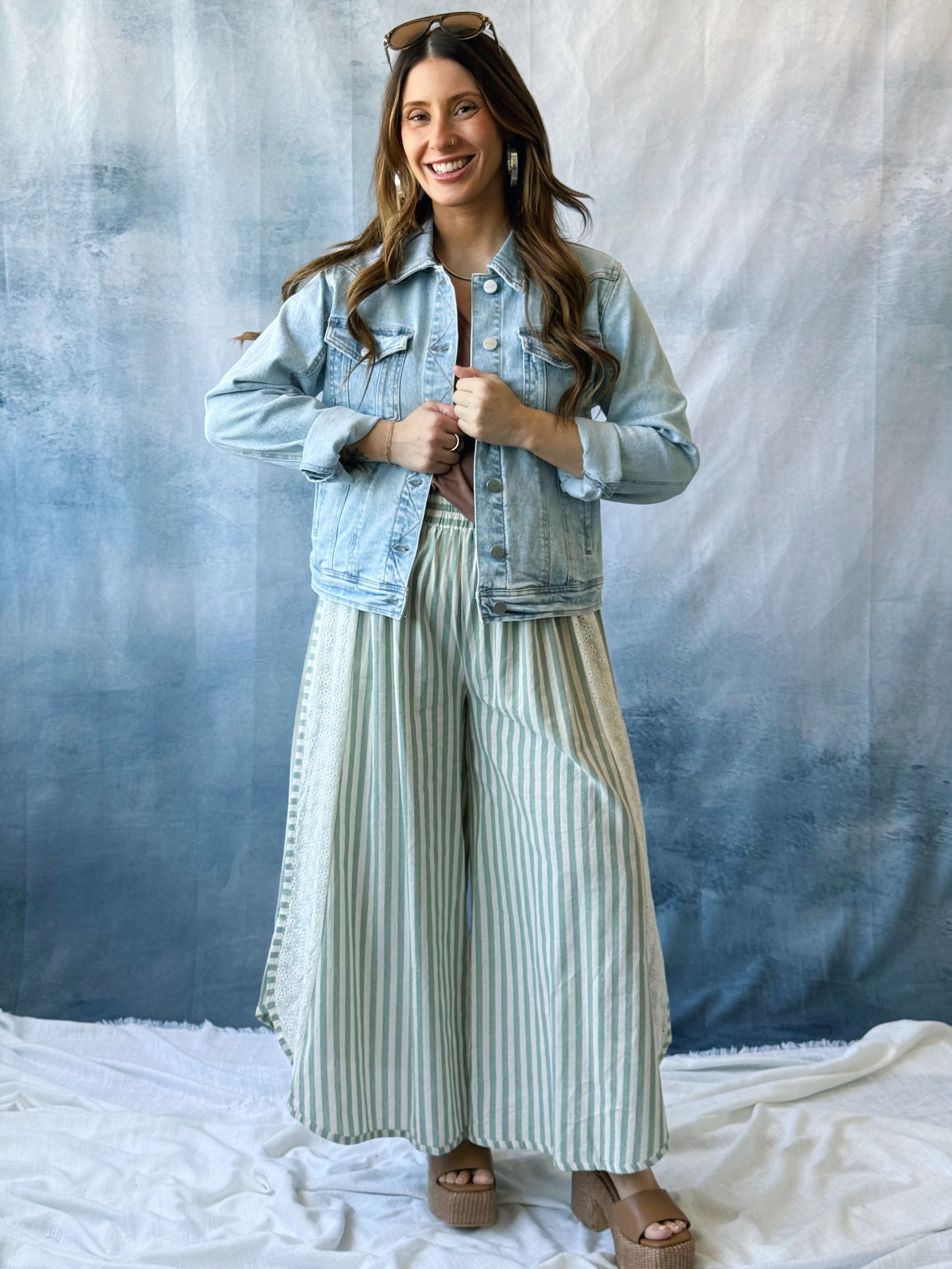 Joy Ride Pants - EUCALYPTUS - willows clothing PANTS