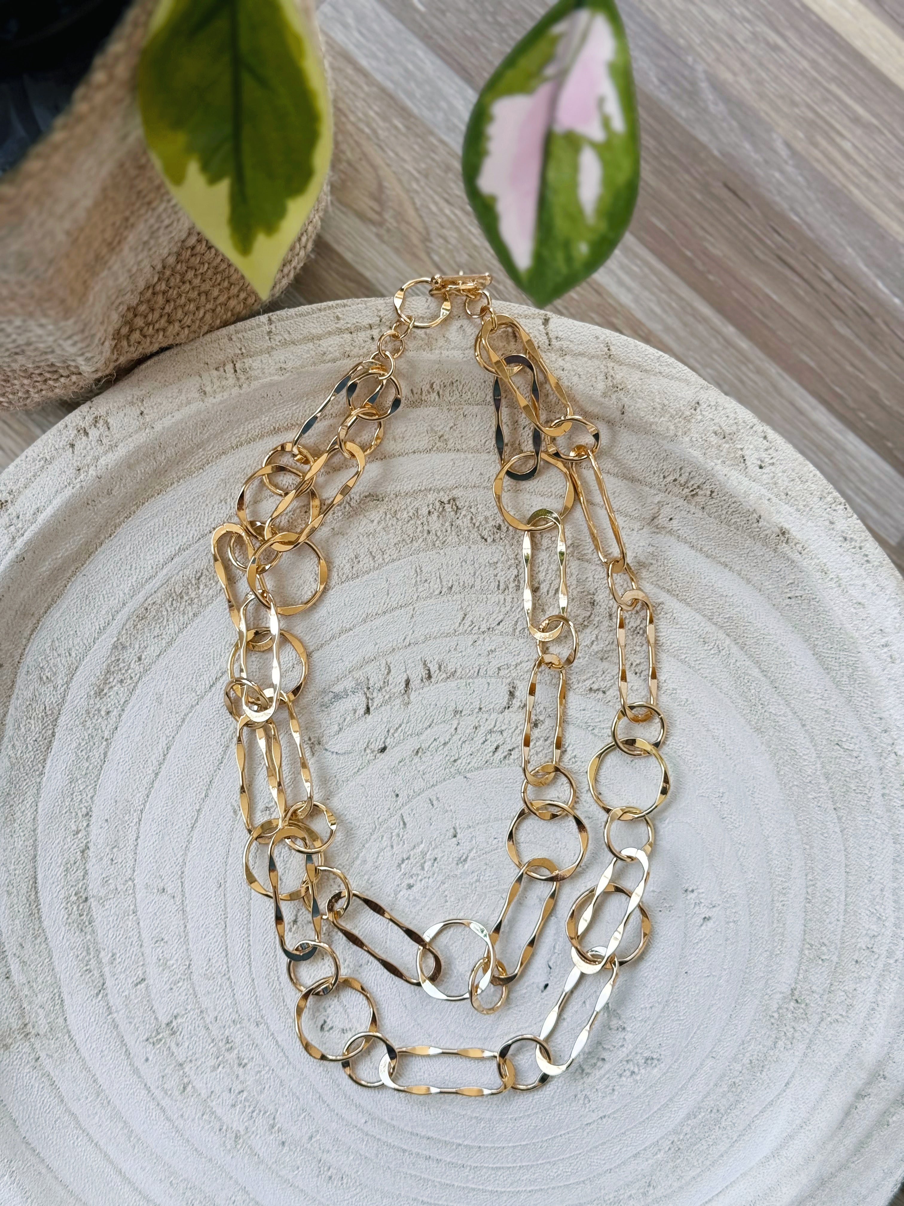 Julie Layered Necklace - willows clothing NECKLACE