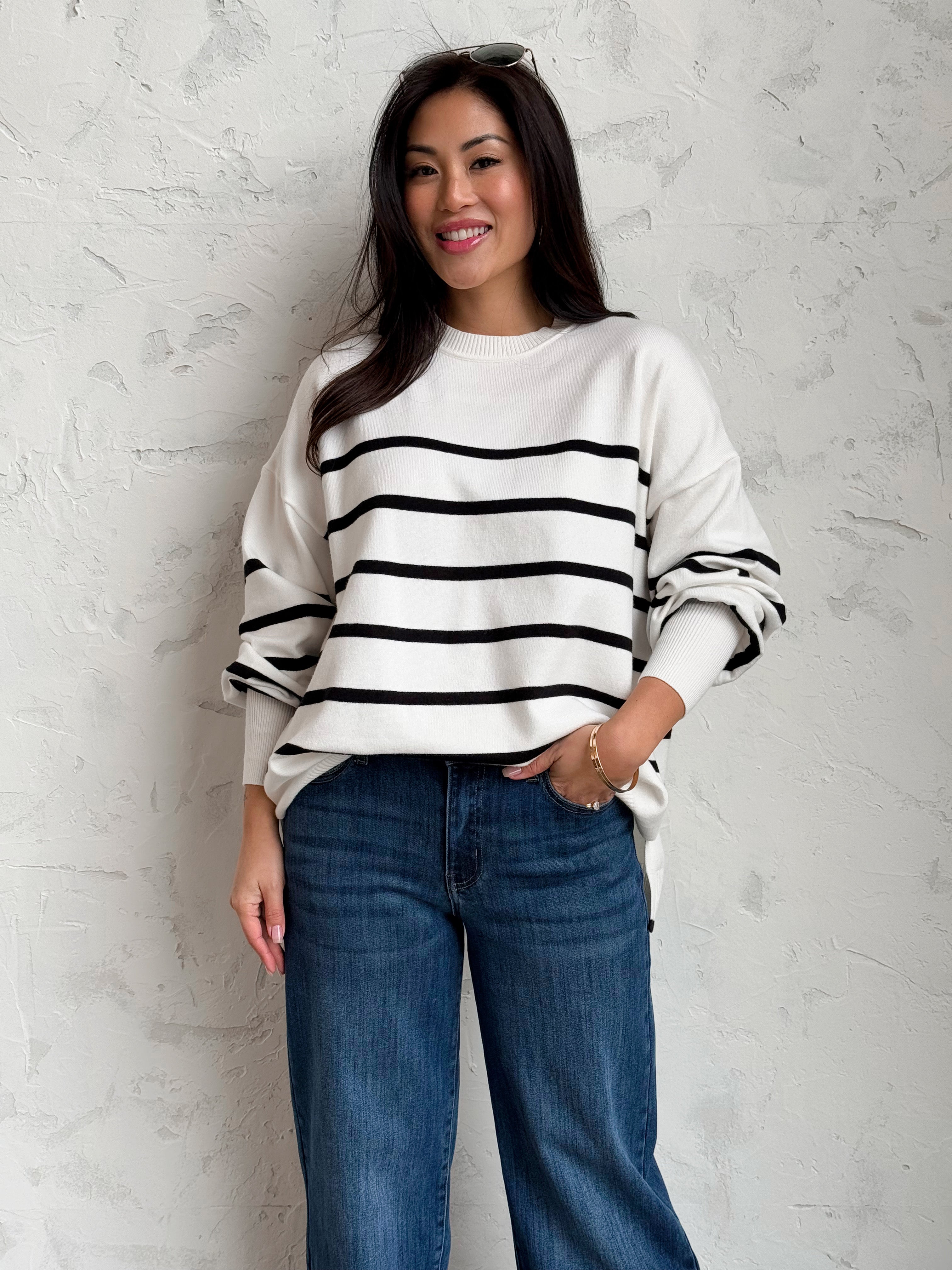 Juliette Sweater - OFF WHITE - willows clothing SWEATER