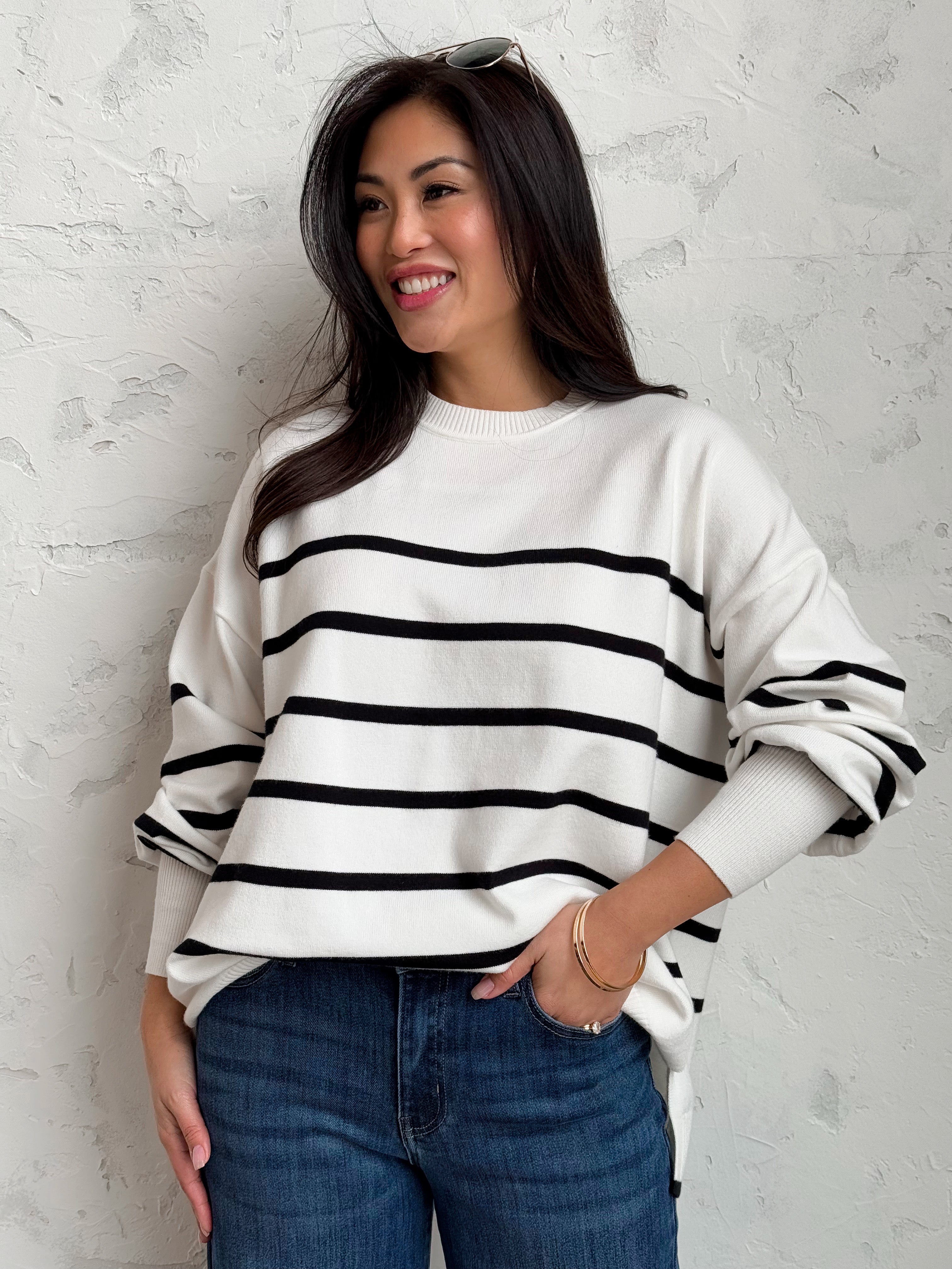 Juliette Sweater - OFF WHITE - willows clothing SWEATER